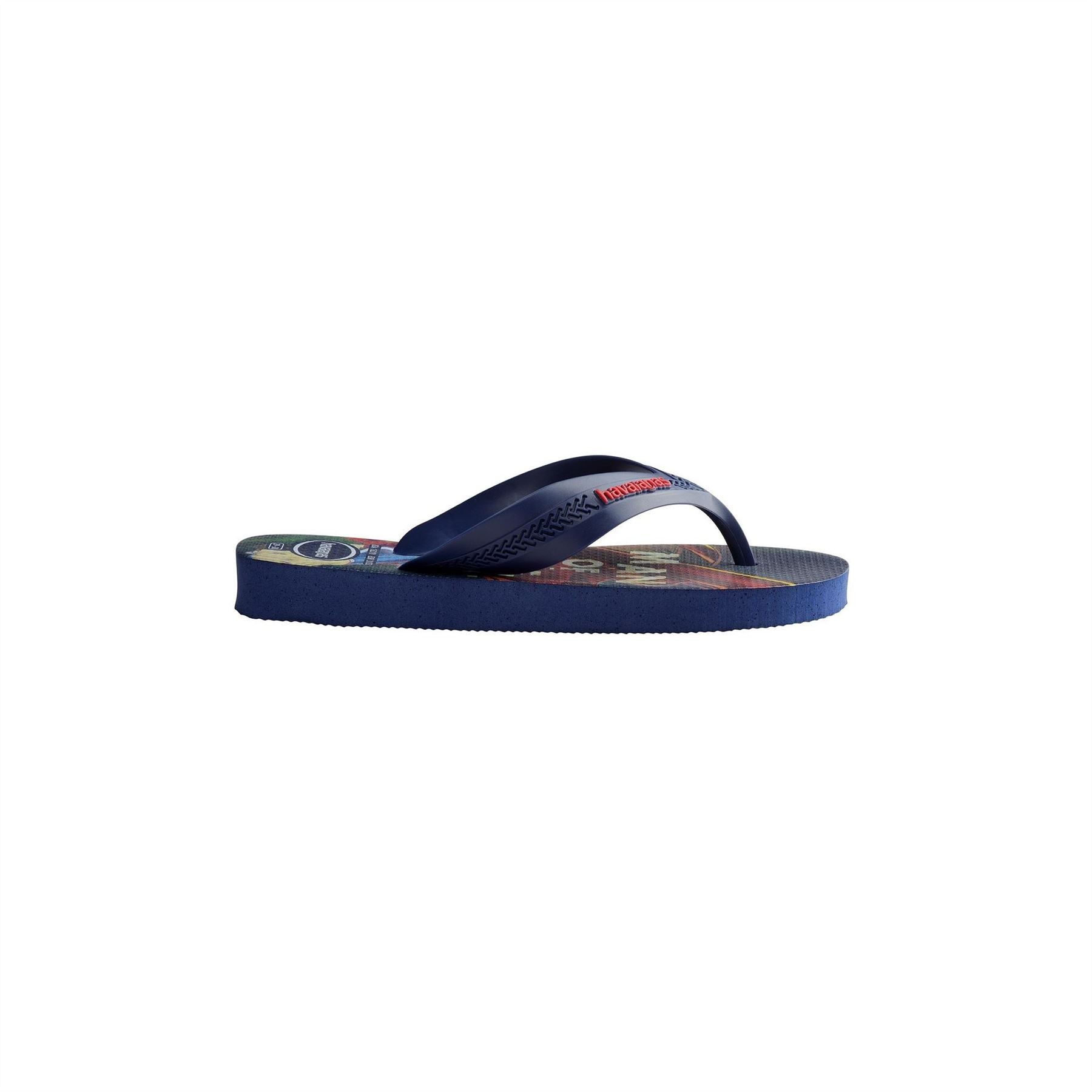 Havaianas Hav. Kids Max Herois Navy Blue Ruby Flip Flops Womens