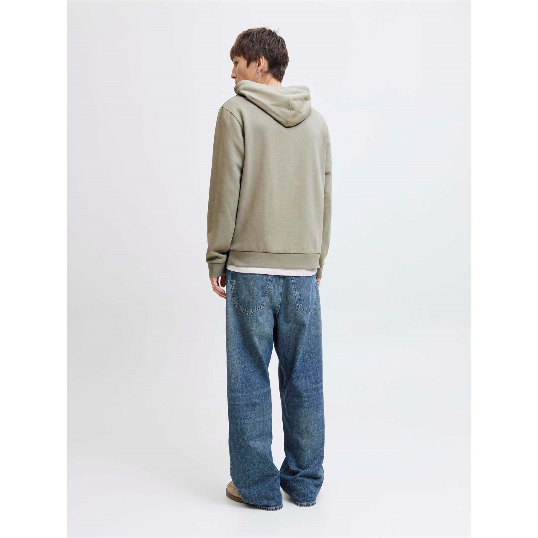 Jack and Jones Mens Arched Logo 2 Pack Hoodie