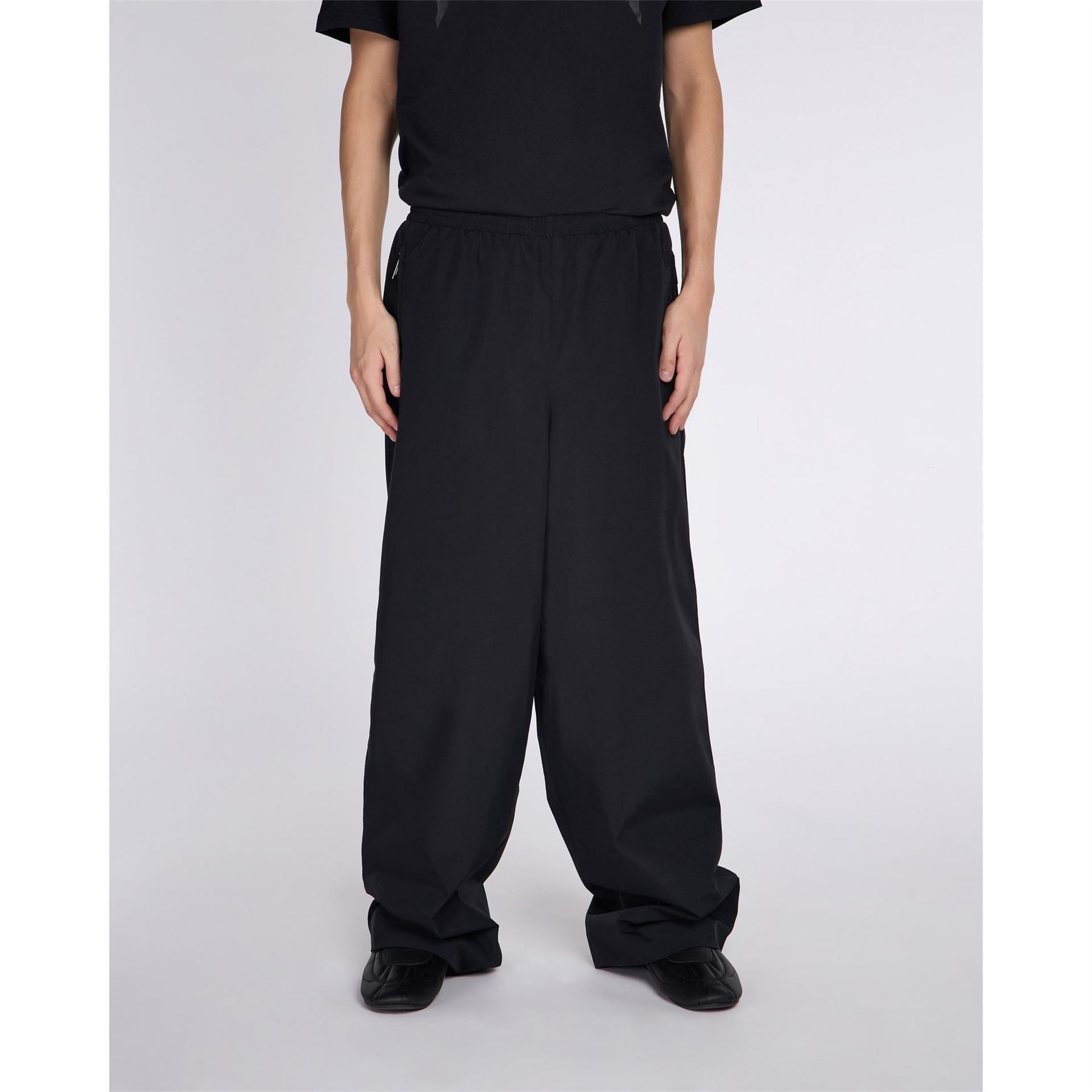 No Fear Solid Patterned Straight Track Pants