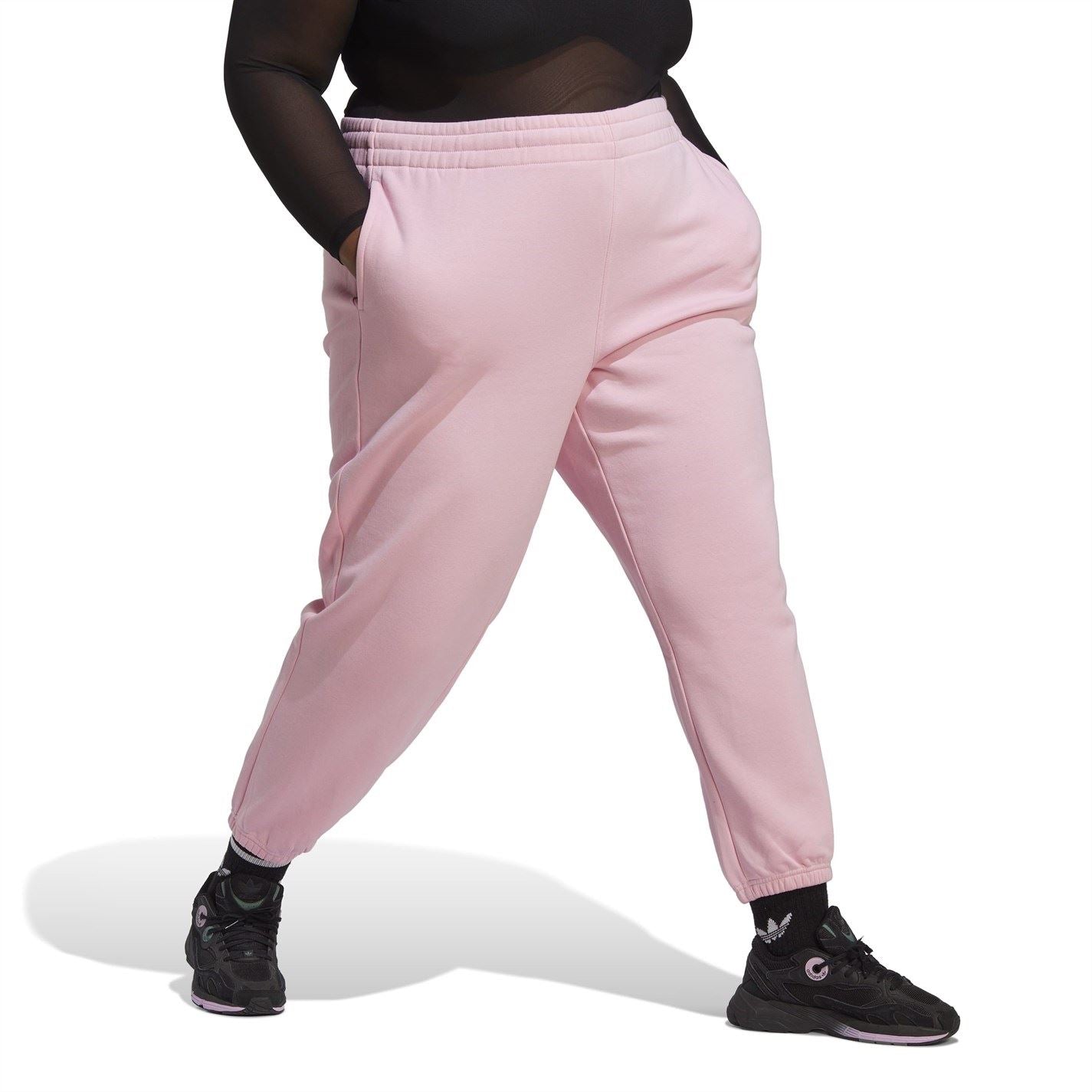 adidas Originals Womens Essentials Plus Size Fleece Joggers