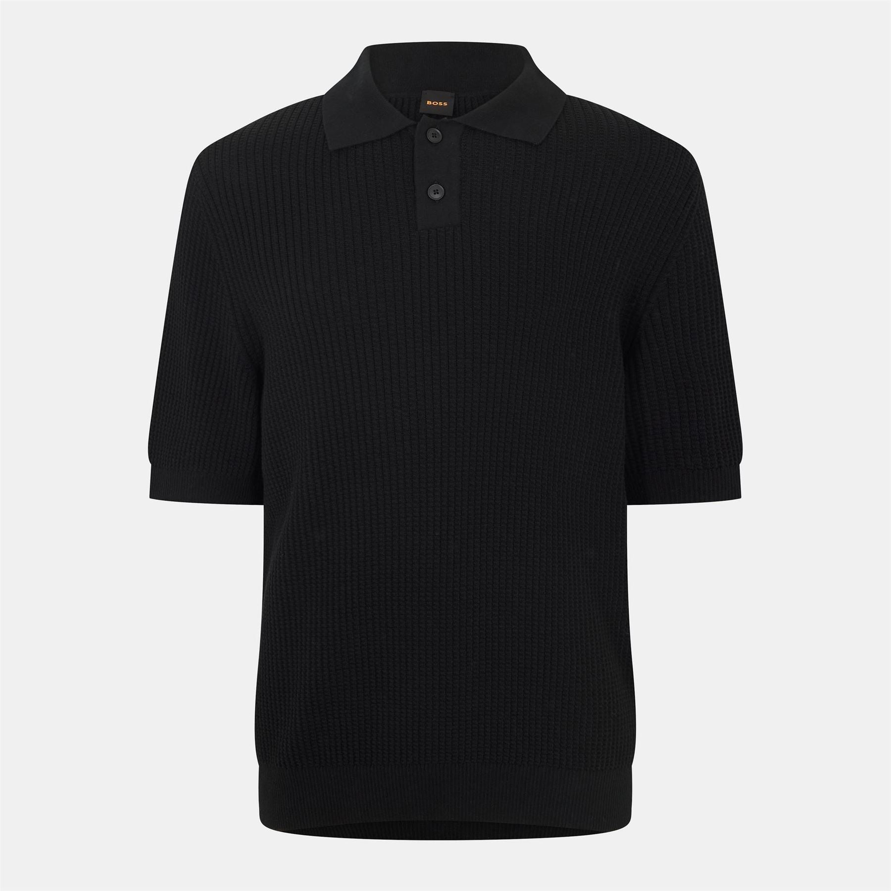 Boss Collared Neck Short Sleeve Regular Fit Shirt
