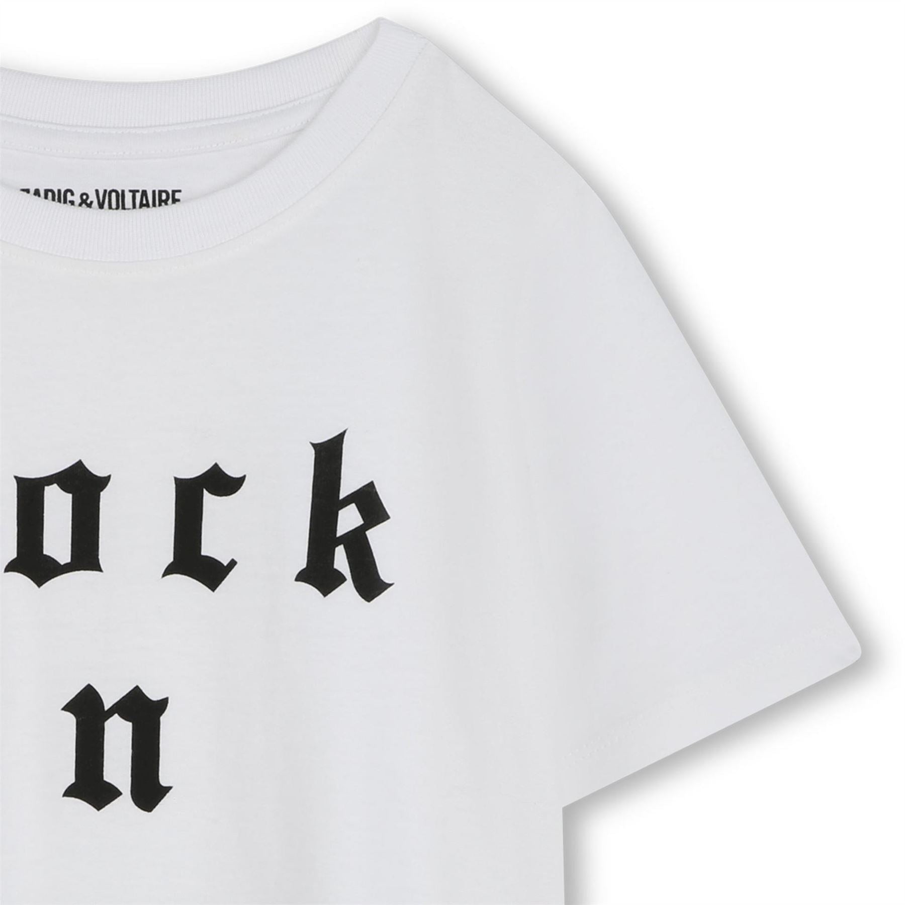 Zadig and Voltaire Regular Fit Crew Neck Lettering T-Shirt