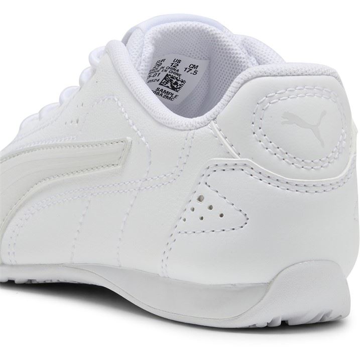 Puma Low Top Round Toe Flat Heel Sneakers