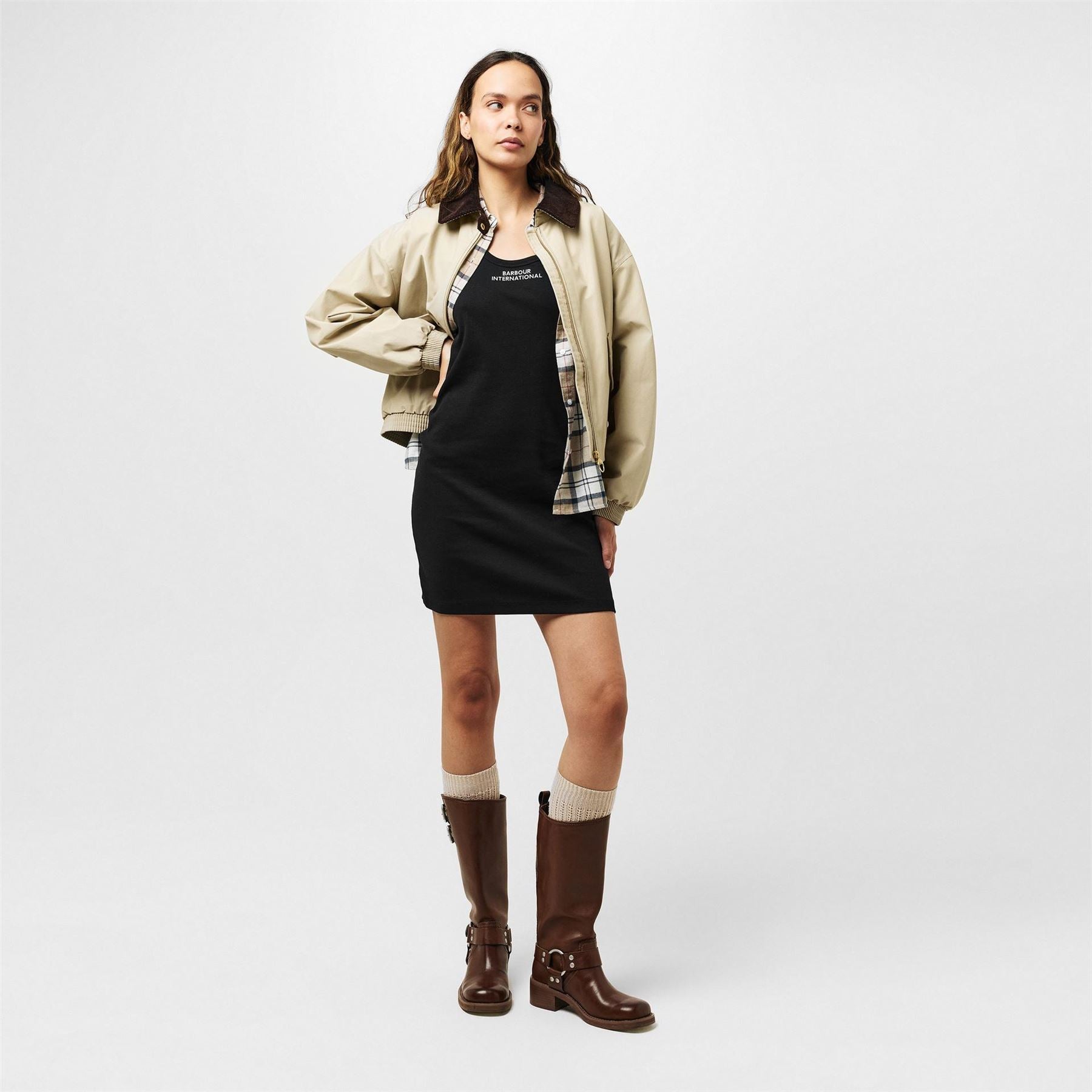 Barbour International B.intense Ozanne Mini Cut Out Dress