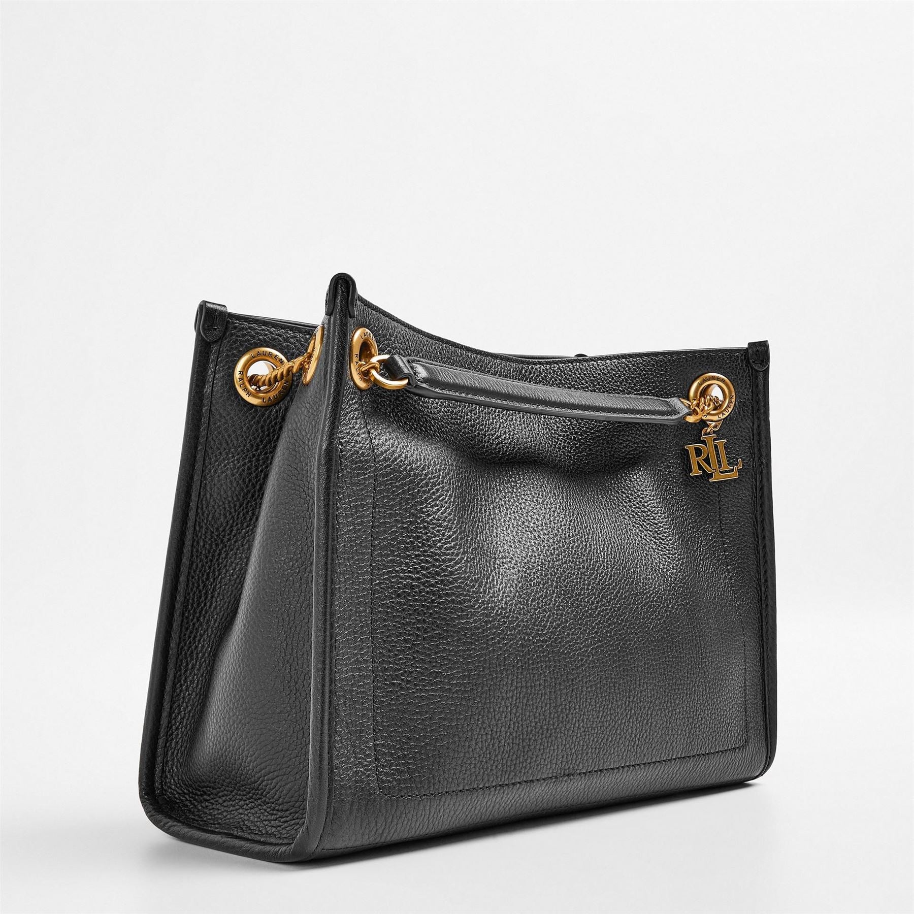 Lauren by Ralph Lauren Bradley Tote with Chain Charm and Key Ring