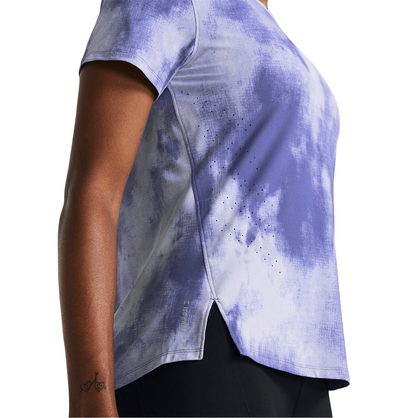 Under Armour Womens Armour Ua Launch Elite Printed Ss Running Top