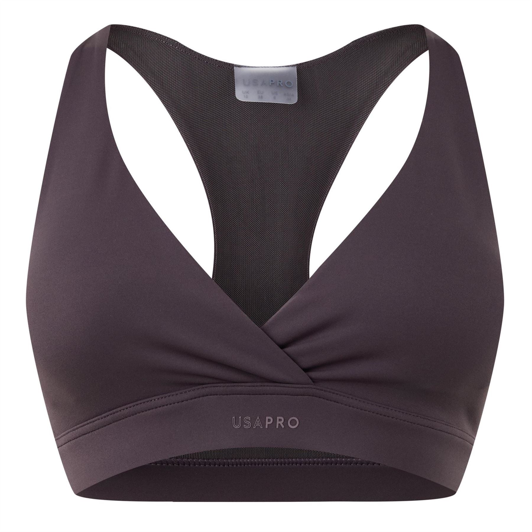 USA Pro Womens Pro Overlap Wrap Bra