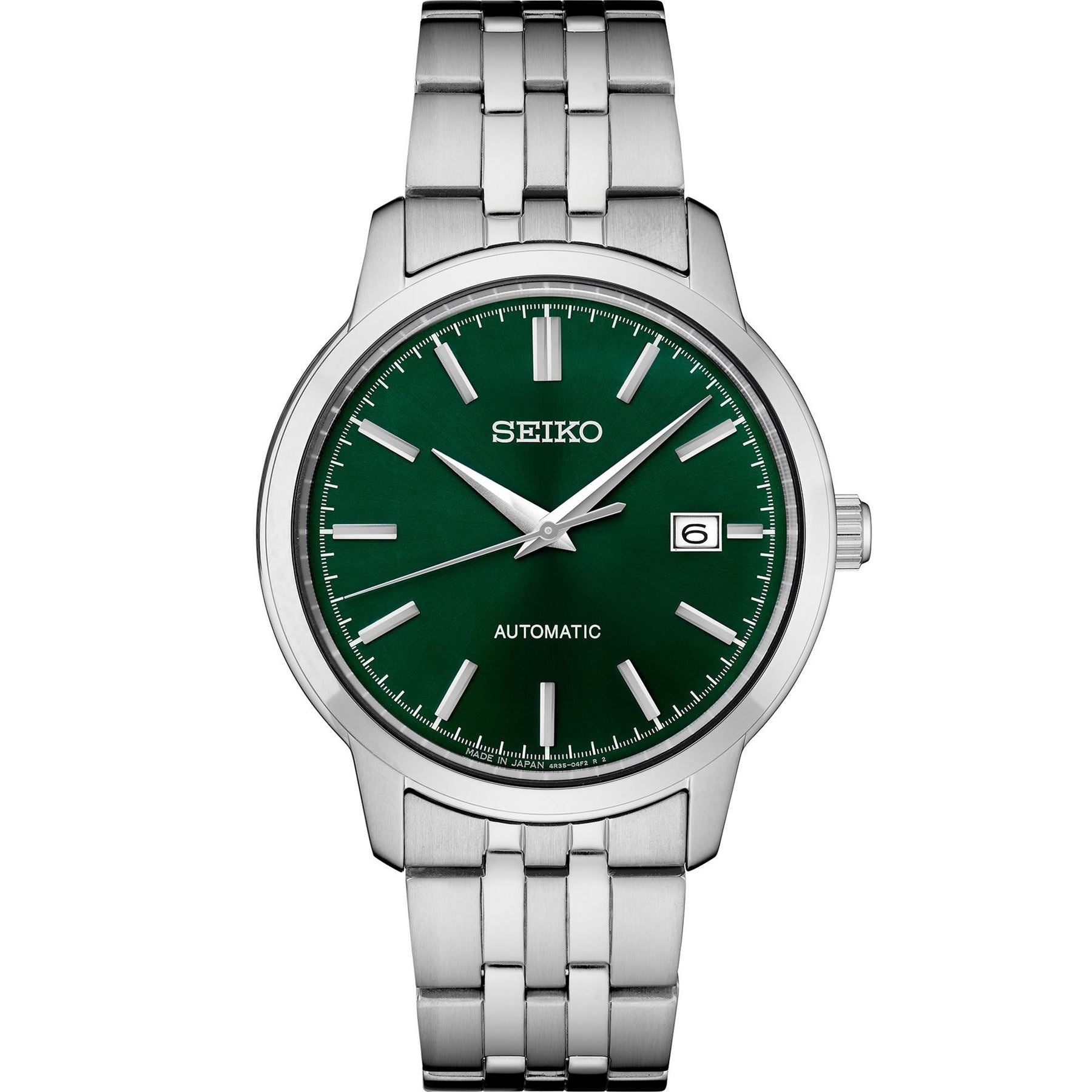 Seiko Date Steel Bracelet Analogue Dress Watch