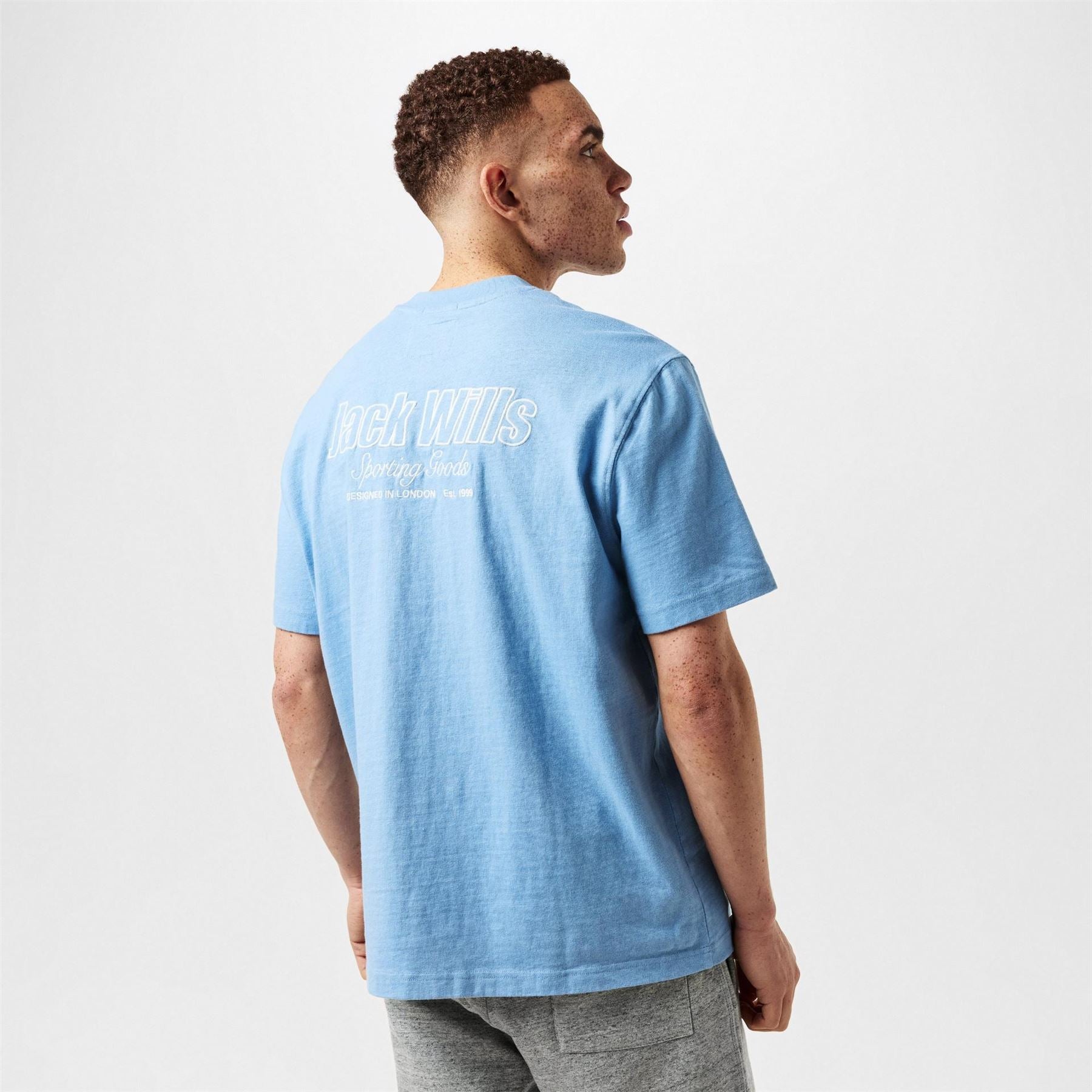 Jack Wills Regular Fit Crew Neck Lettering T-Shirt