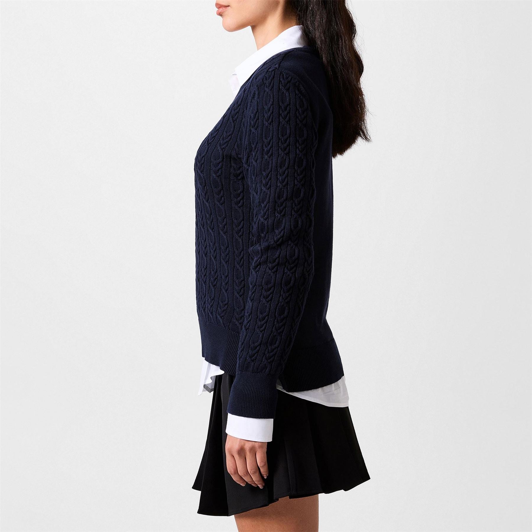 Barbour V Neck Knit