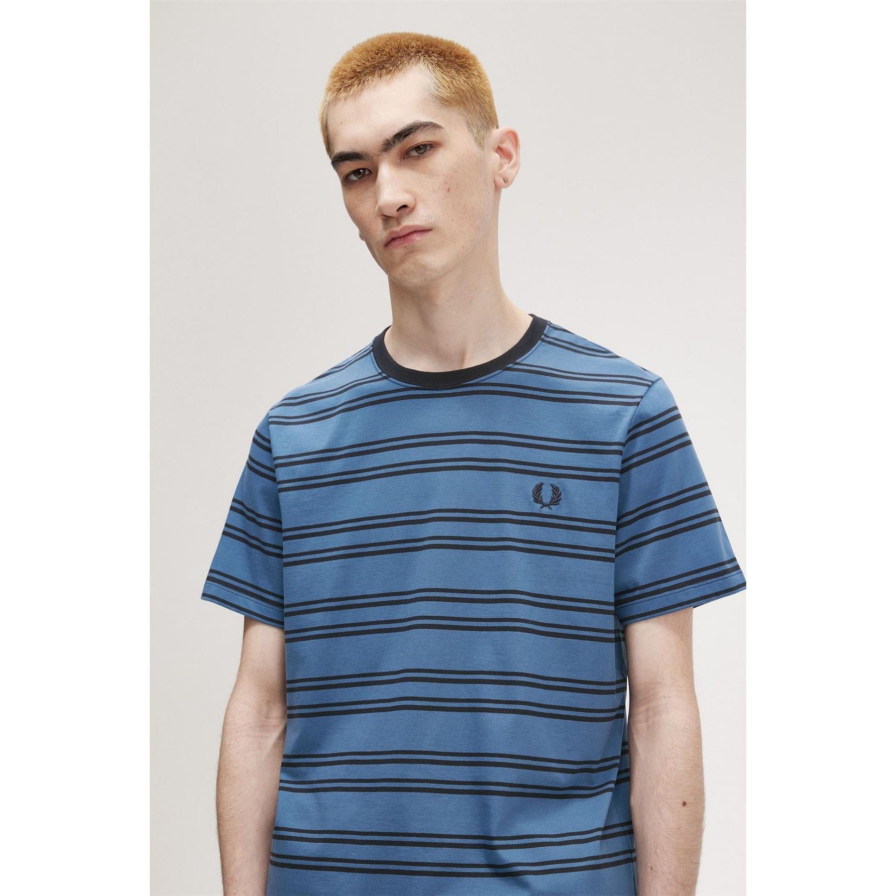 Fred Perry Fine Stripe Regular Fit T-Shirt