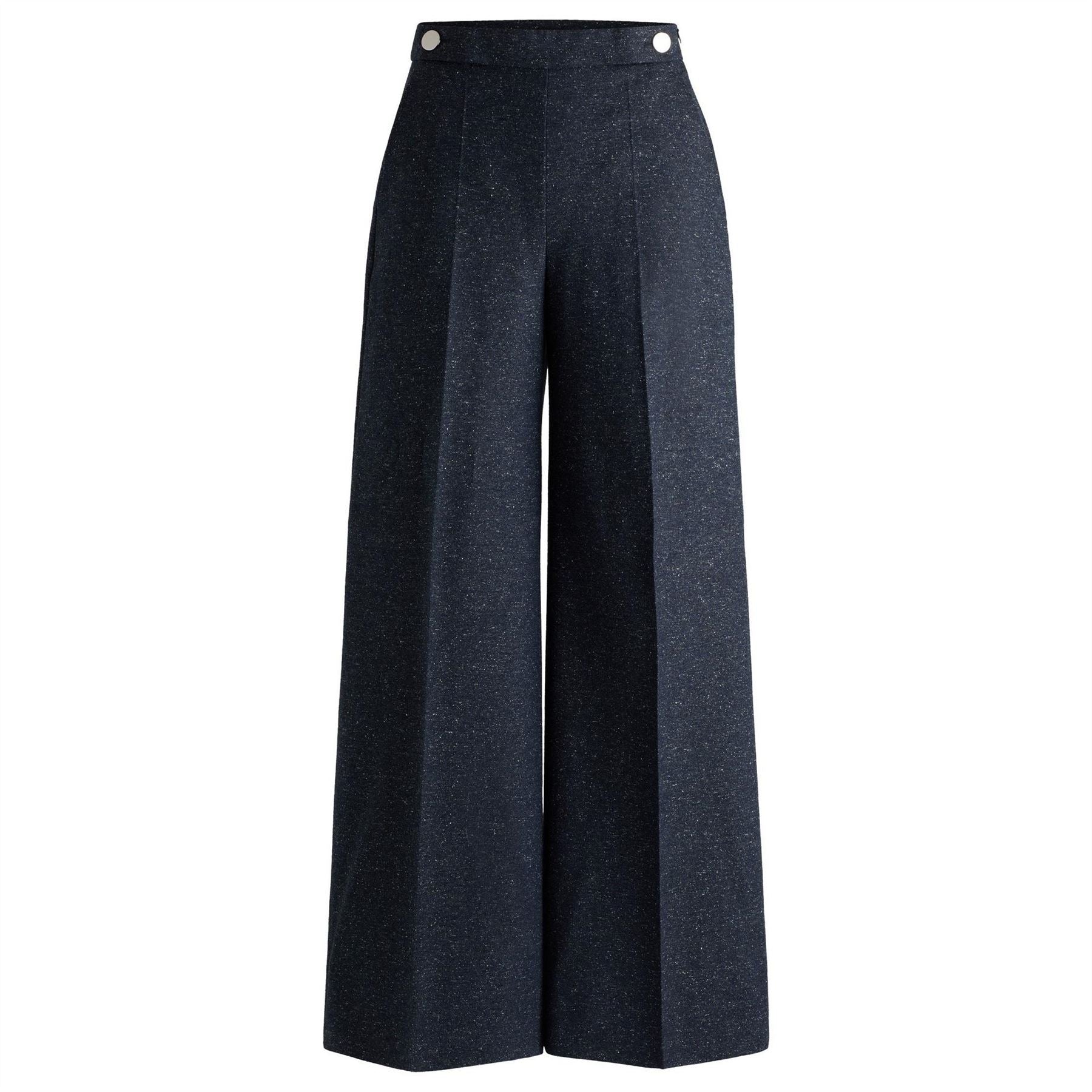 Boss Tupita Heathered Patterned Wide Leg Trousers