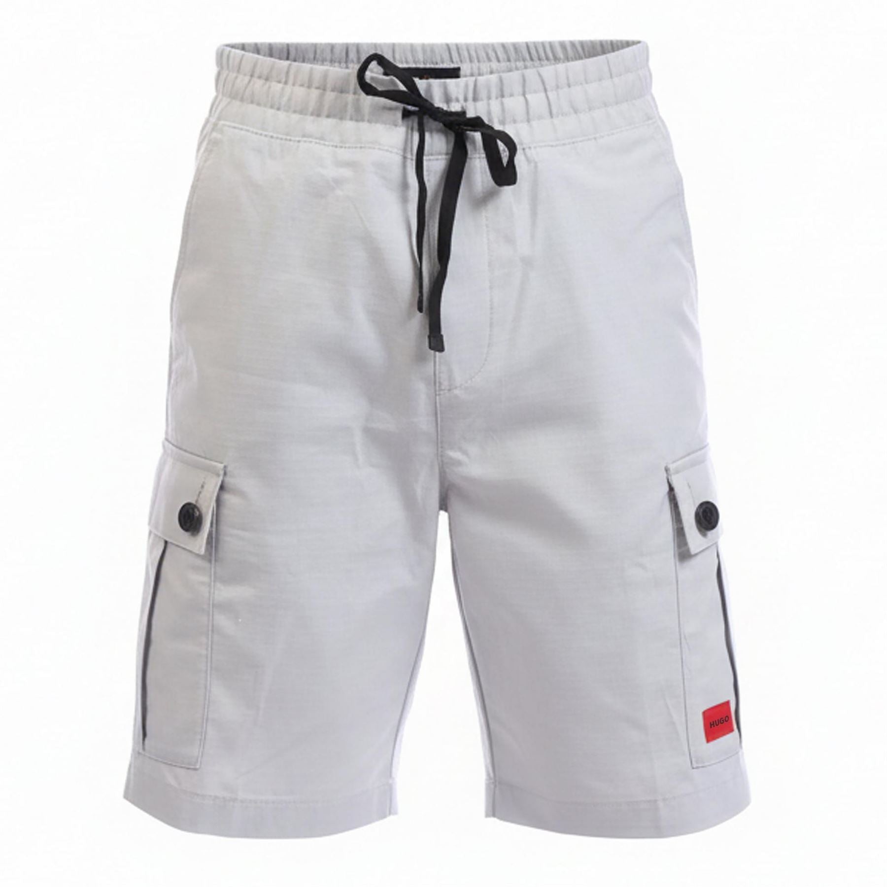 Hugo Red Logo Label Shorts