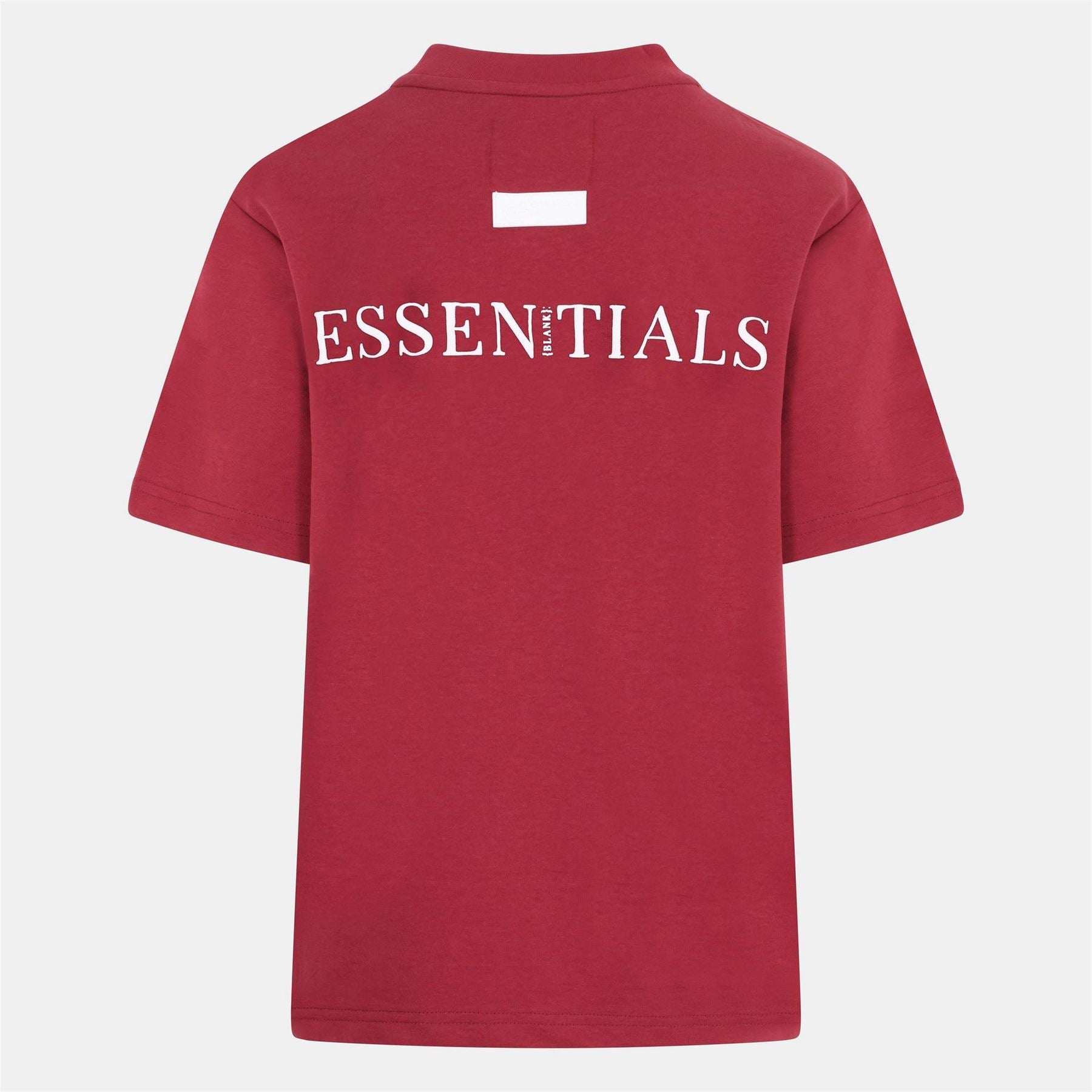 Blank Essentials Embroidered Text Graphic Crew Neck Short Sleeve Boyfriend T-Shirt