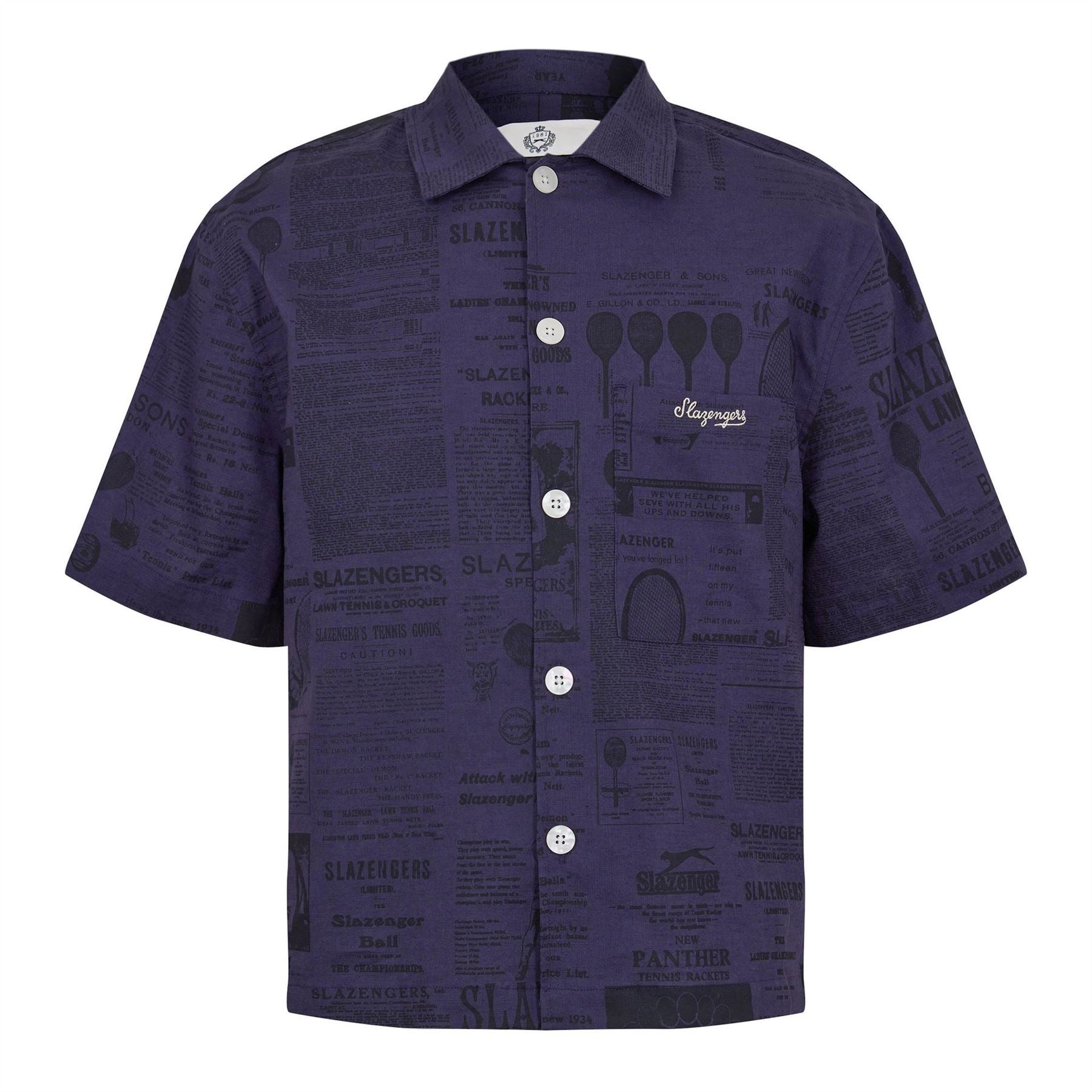 Slazenger Off-Court Court Men’s Back Page Woven Shirt