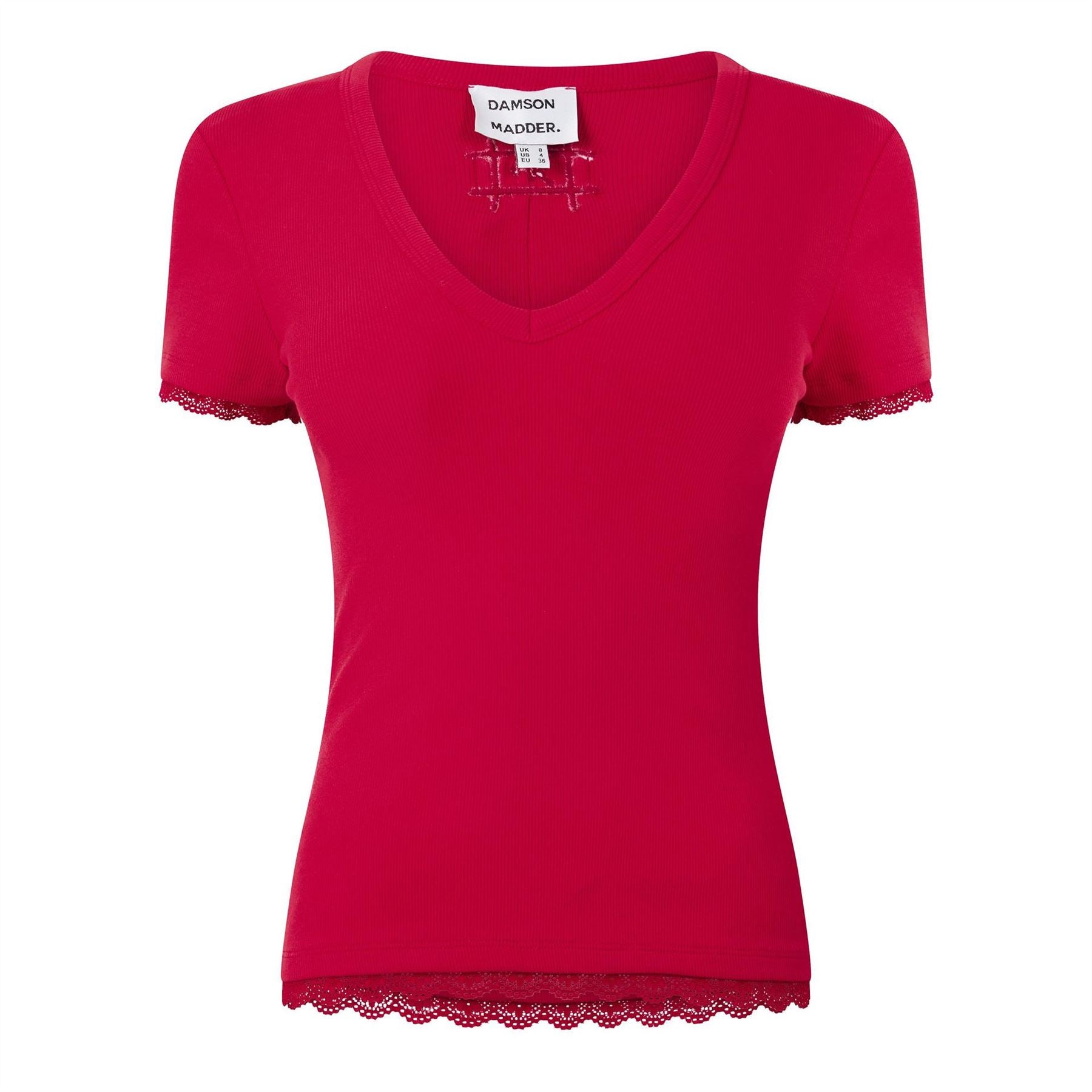 Damson Madder Paige V Neck Tee