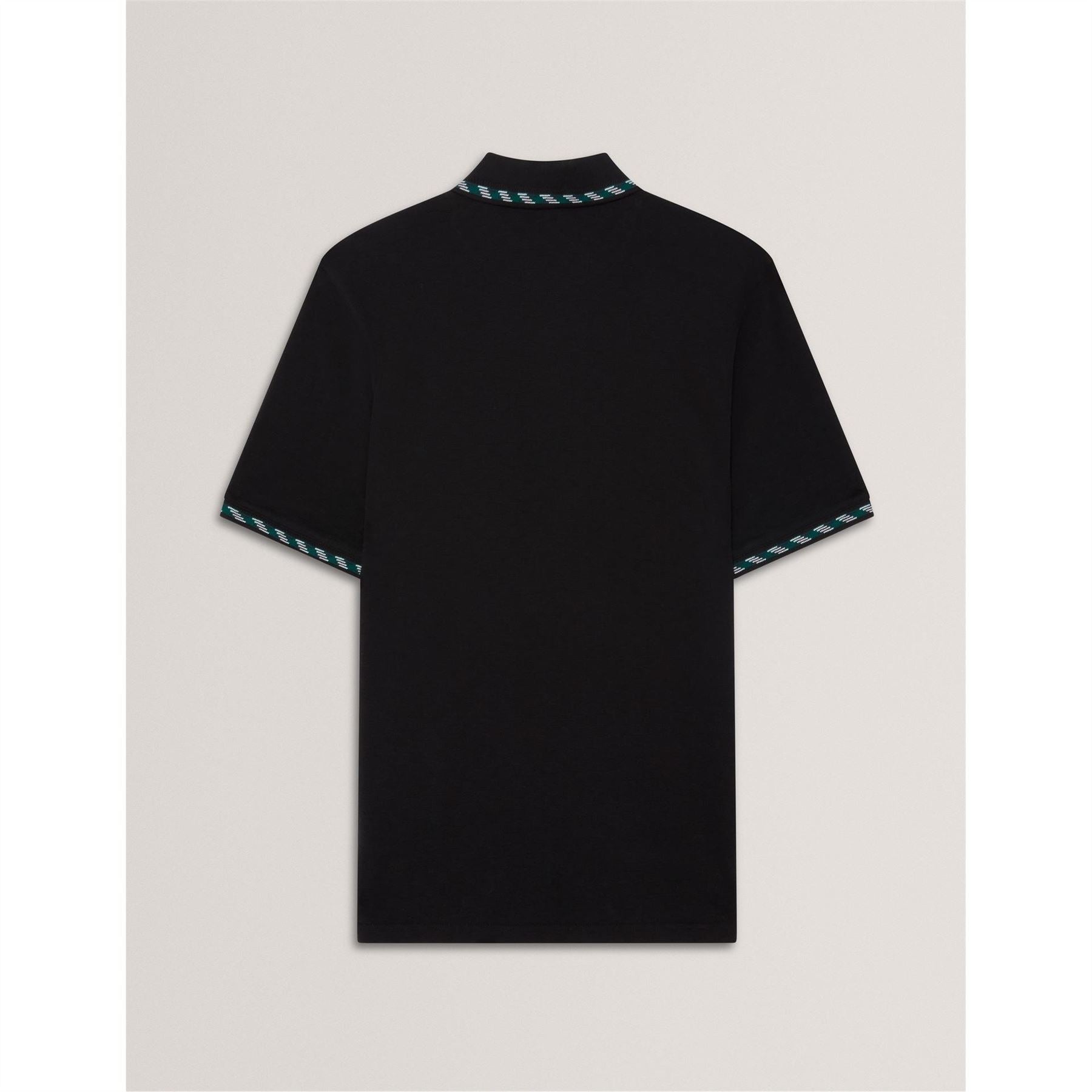 Ted Baker Jacquard Collared Neck Short Sleeve Polo Shirt