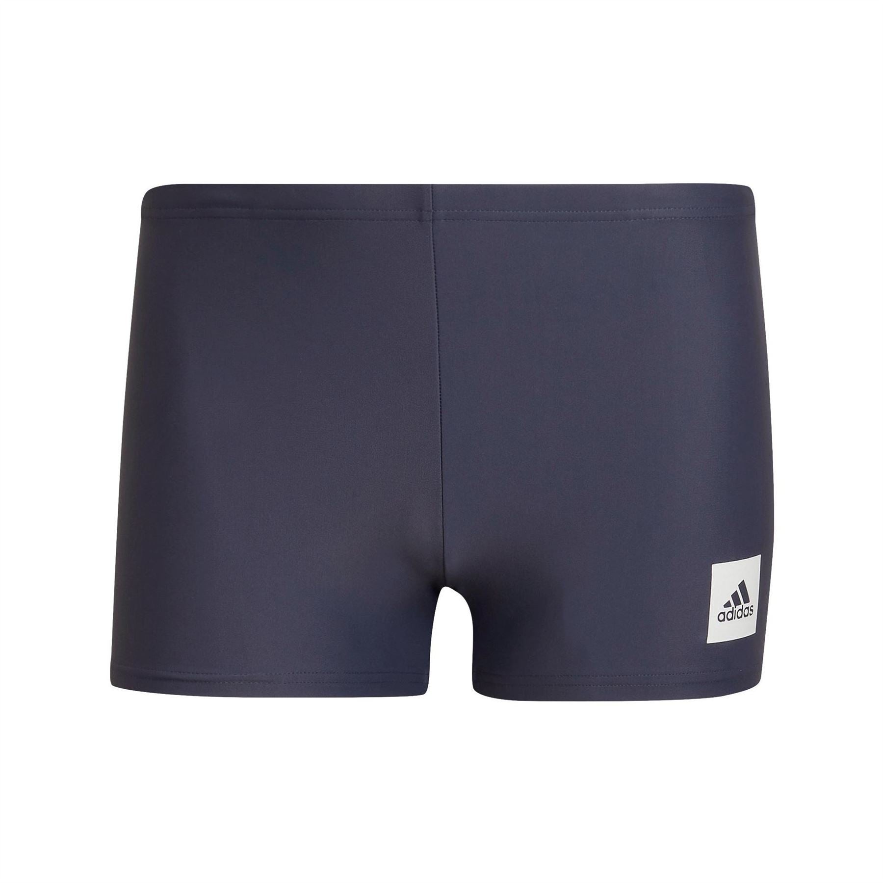 adidas Mens Solid Boxer Swim Shorts