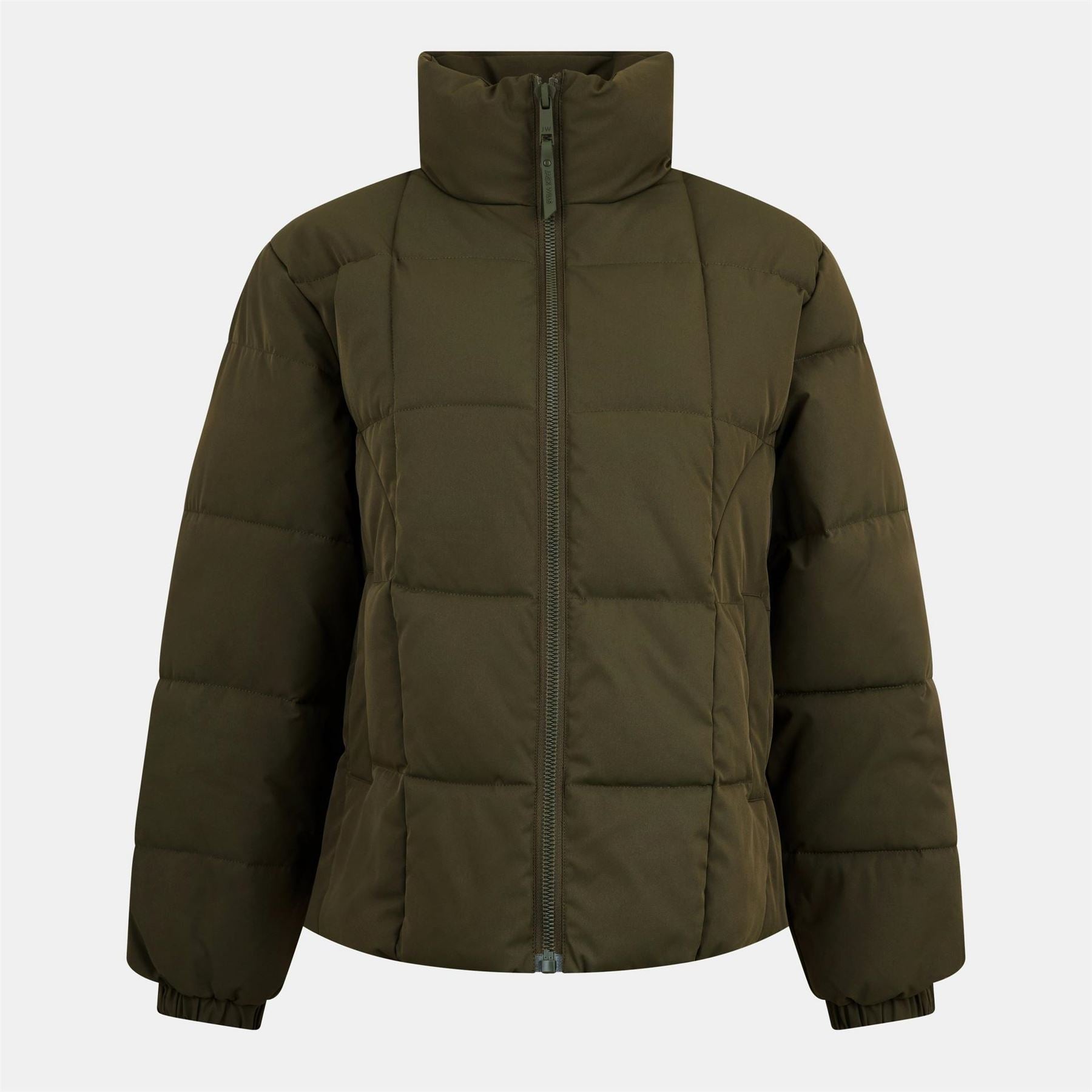 Jack Wills Boxy Fit High Neck Short Puffer Jacket