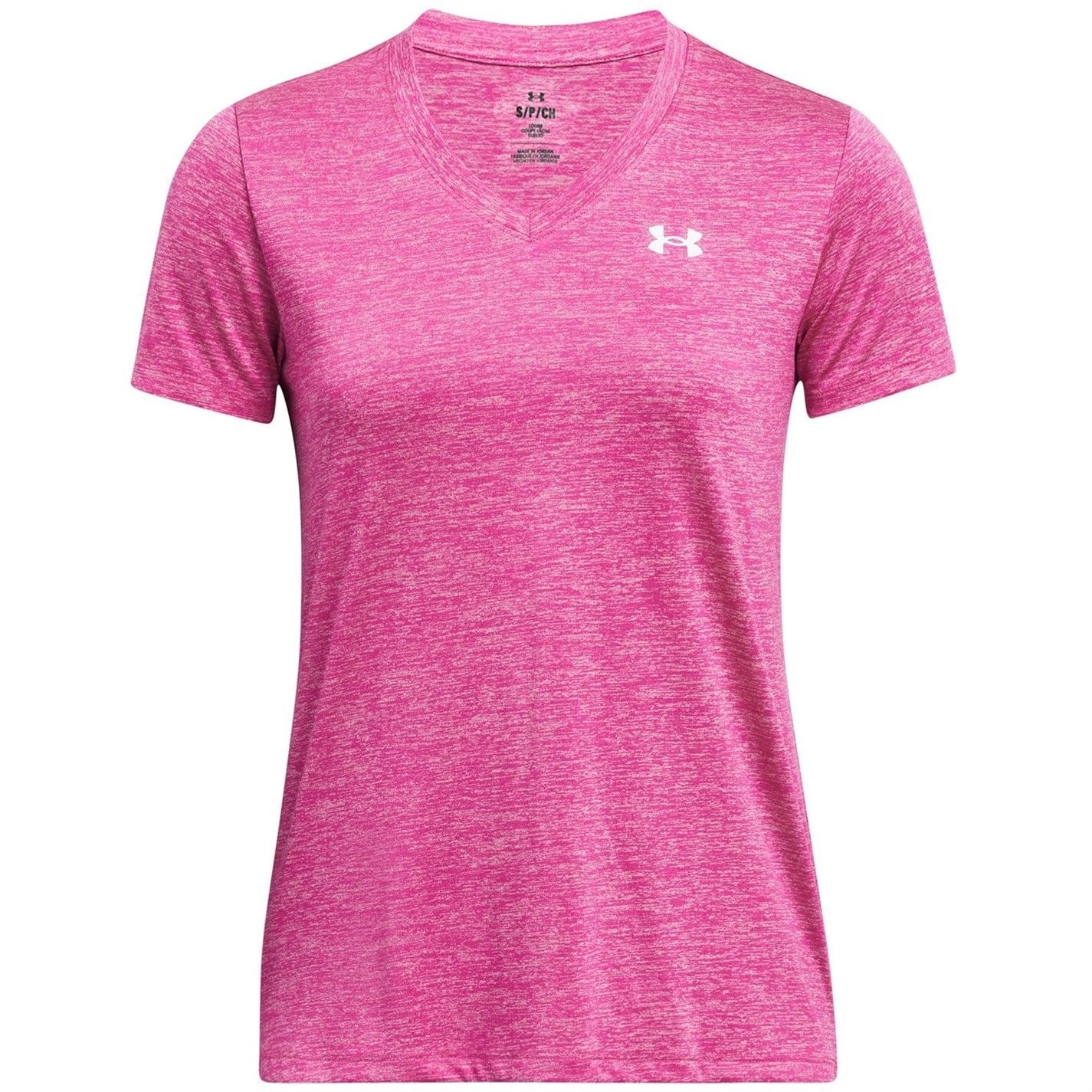 Under Armour Womens Armour Tech™ Twist V Neck Short Sleeve