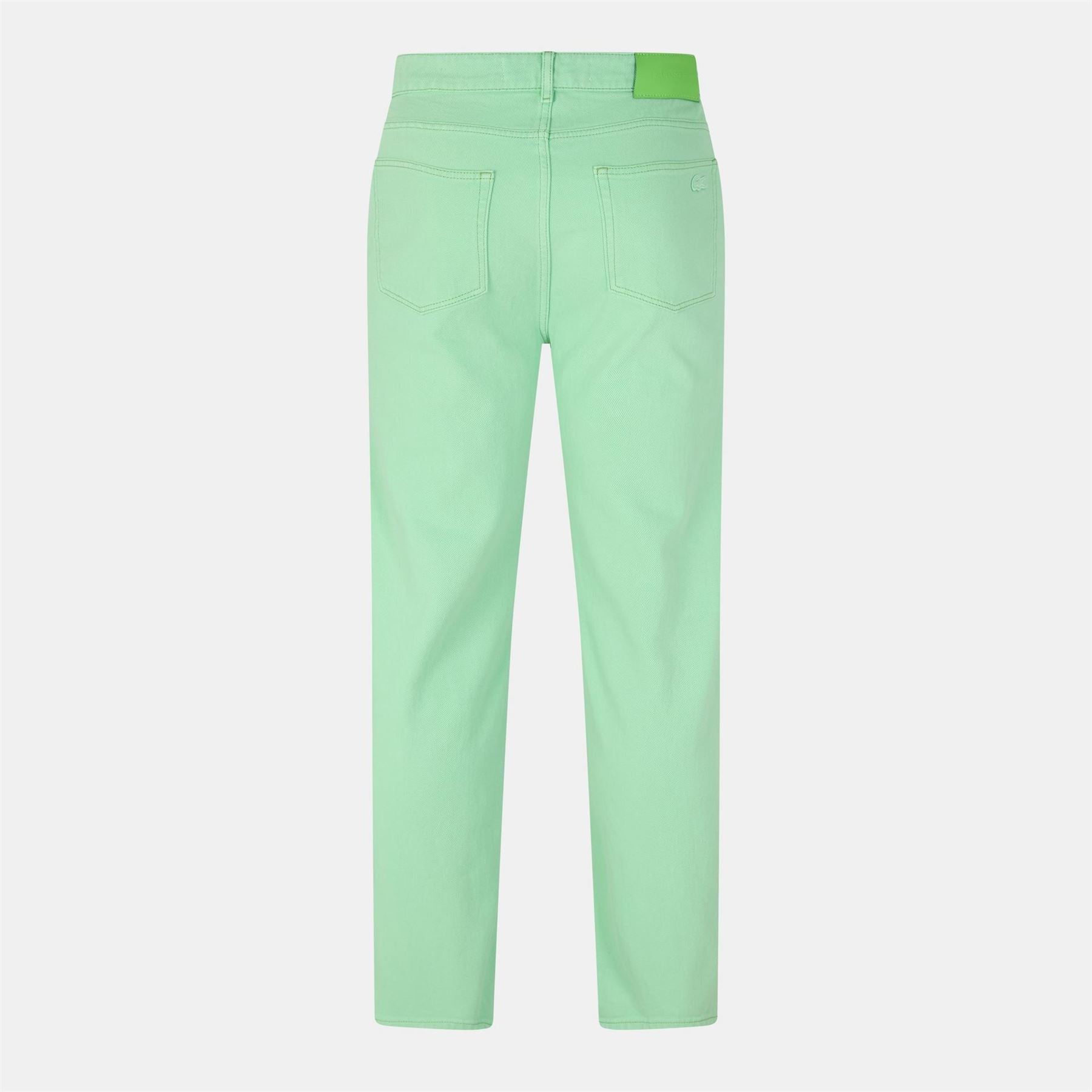 Lacoste Five Pocket Solid Patterned Straight Trousers