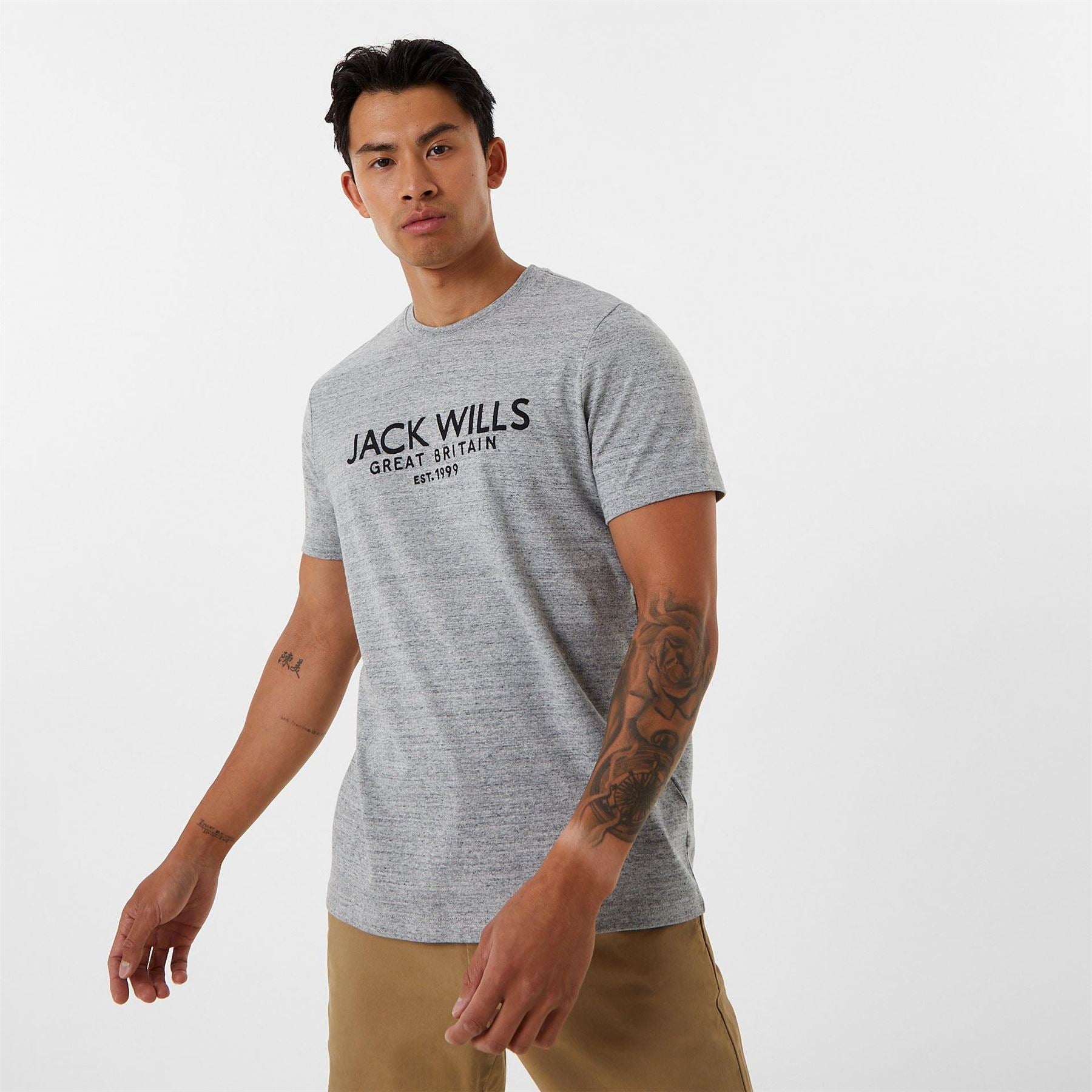 Jack Wills Mens Carnaby Logo T-Shirt