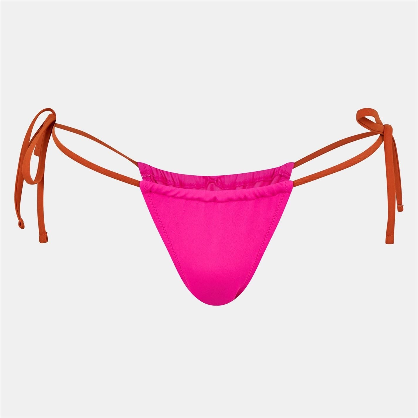 Puma Tie Closure Tanga Bikini Bottom