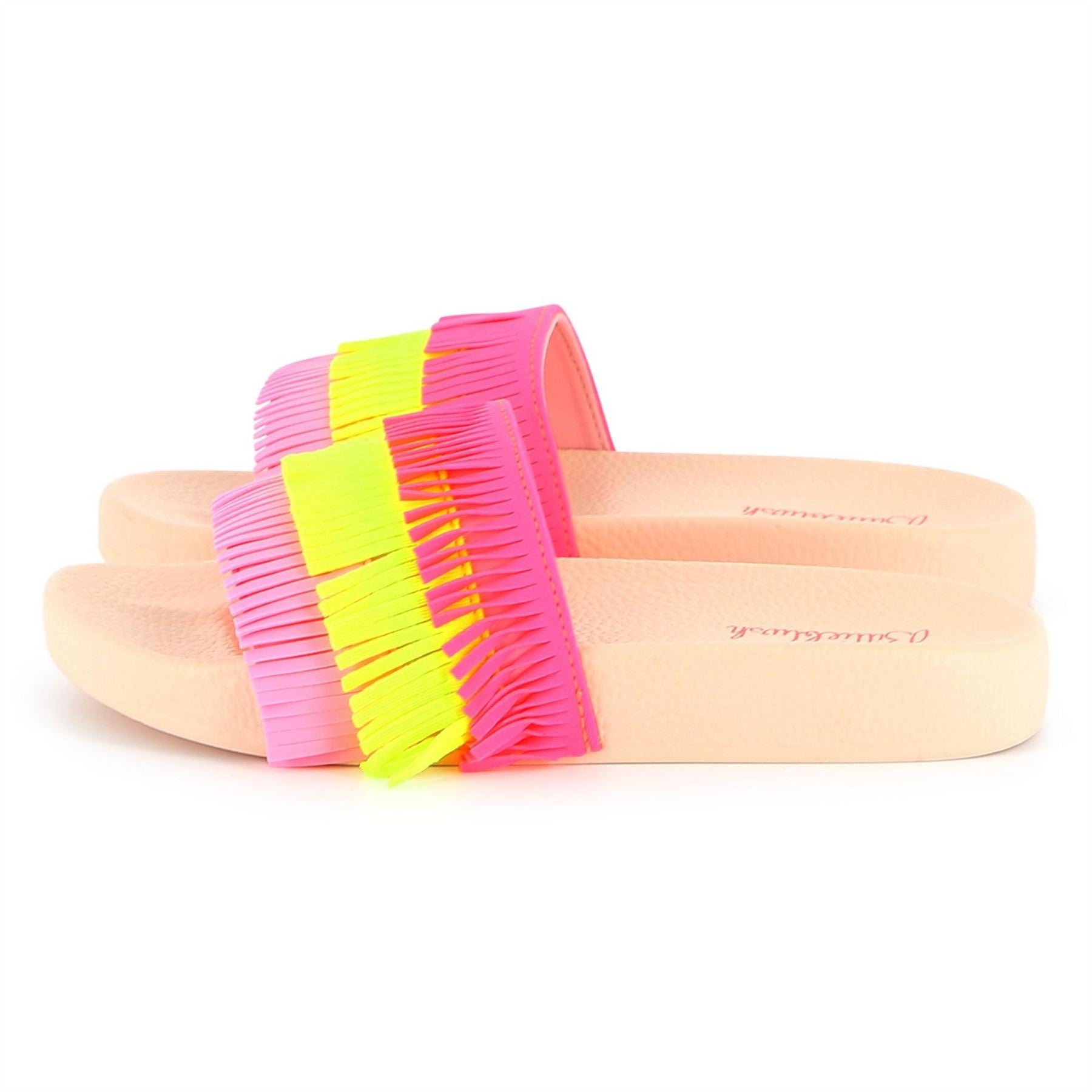 Billieblush Fringed Sliders