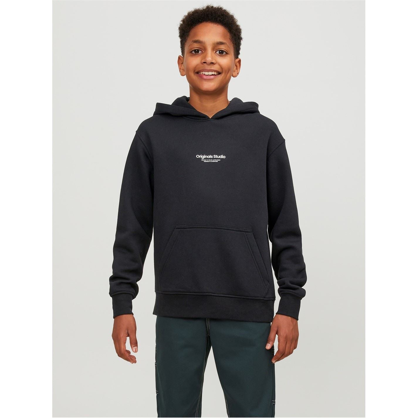Jack and Jones Regular Fit Hooded Neck Long Sleeve Sweatshirt