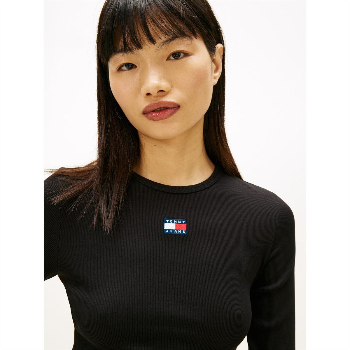 Tommy Jeans Lifestyle Solucellair Crew Neck Long Sleeve Jersey T-Shirt