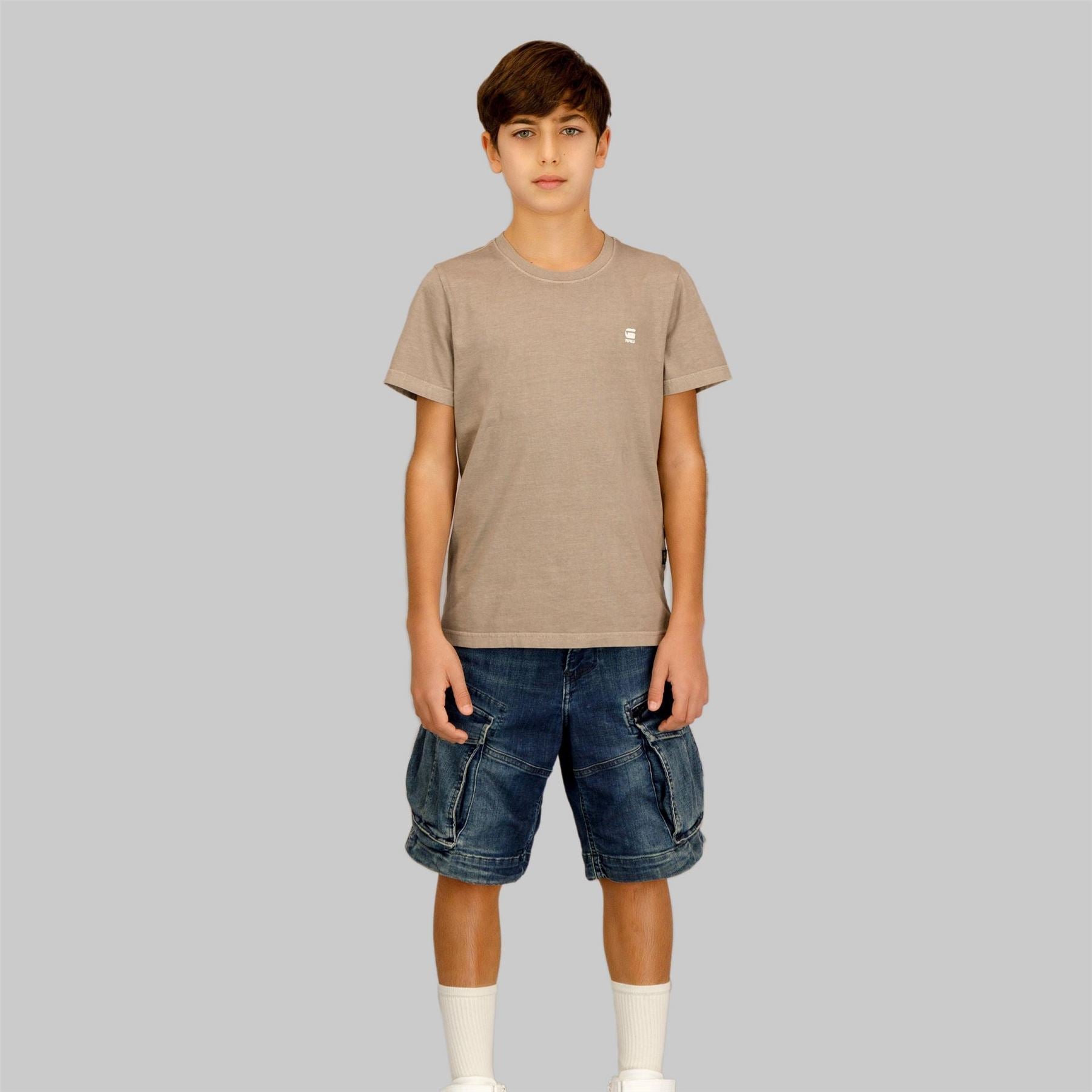 G Star Junior Regular Fit Crew Neck T-Shirt