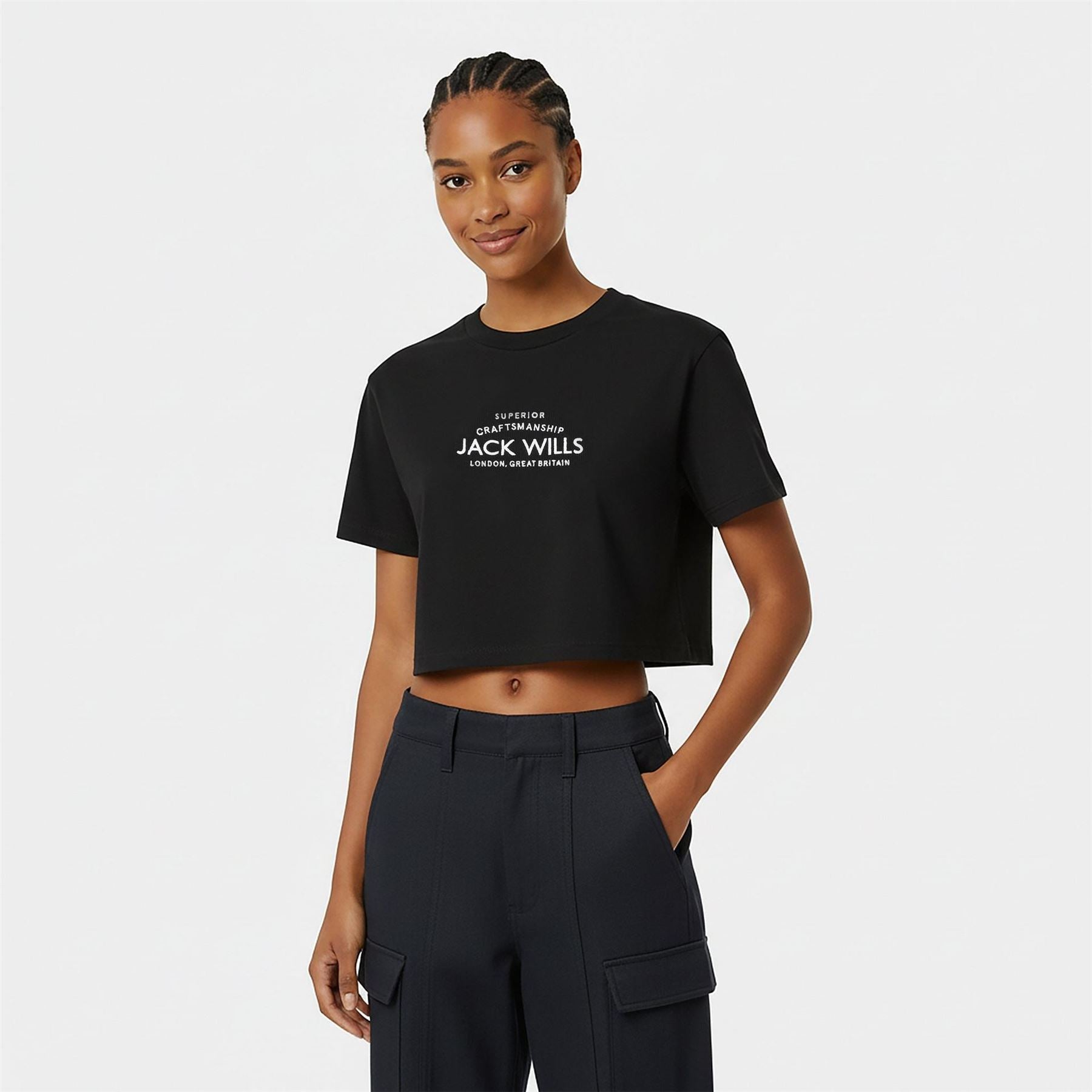 Jack Wills Eccleston Crop T-Shirt