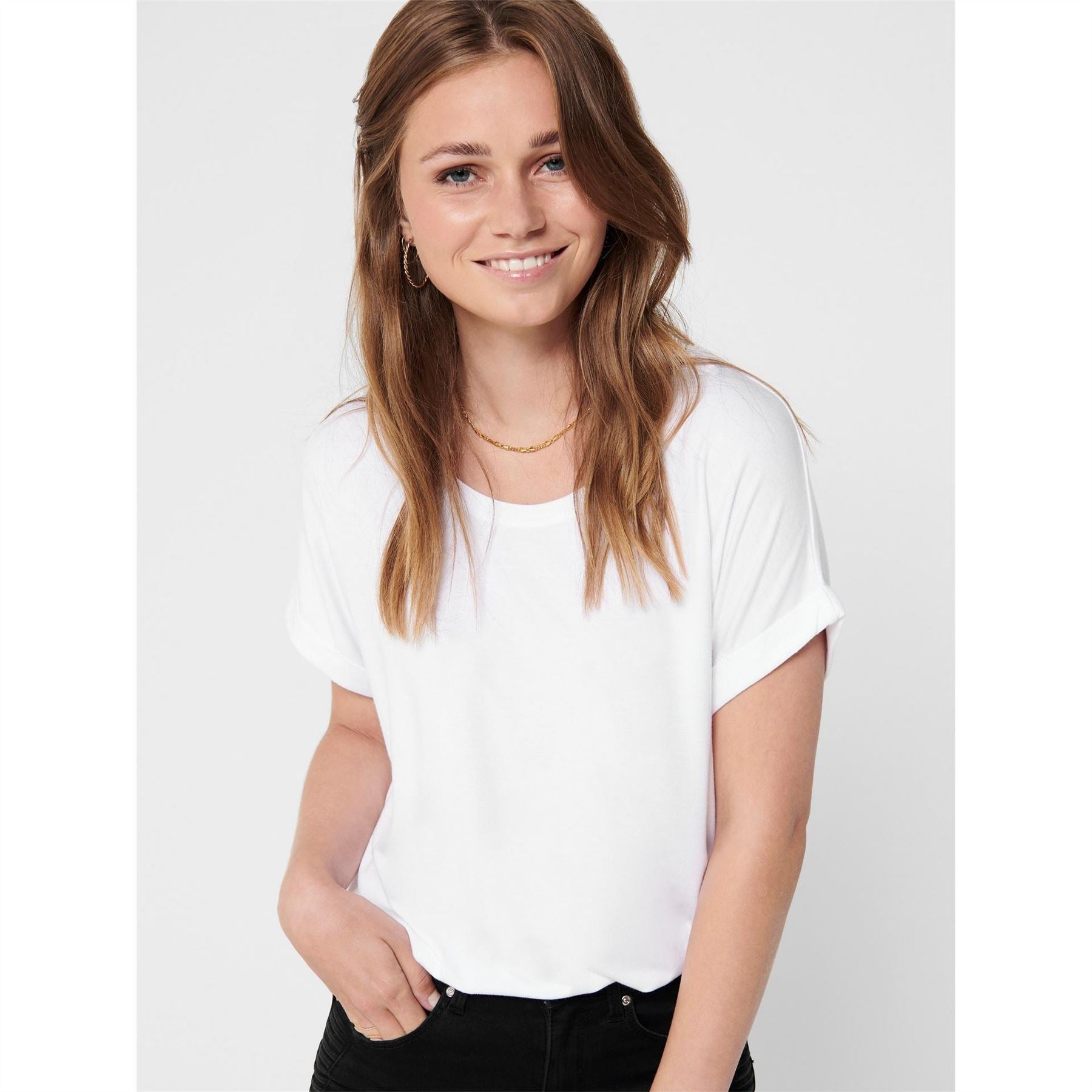 Only Regular Fit O Neck T-Shirt