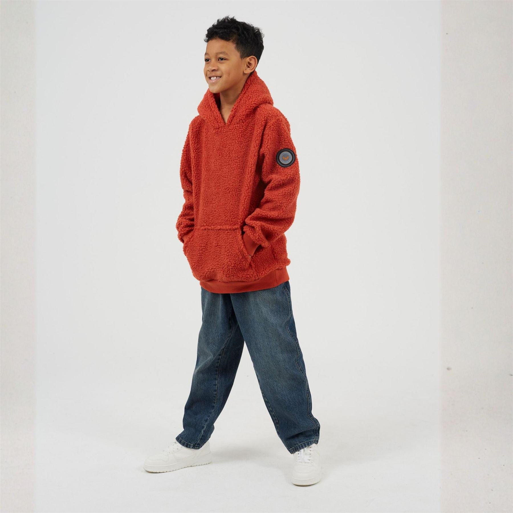 Brave Soul Kangaroo Pocket Hooded Long Sleeve Sweatshirt