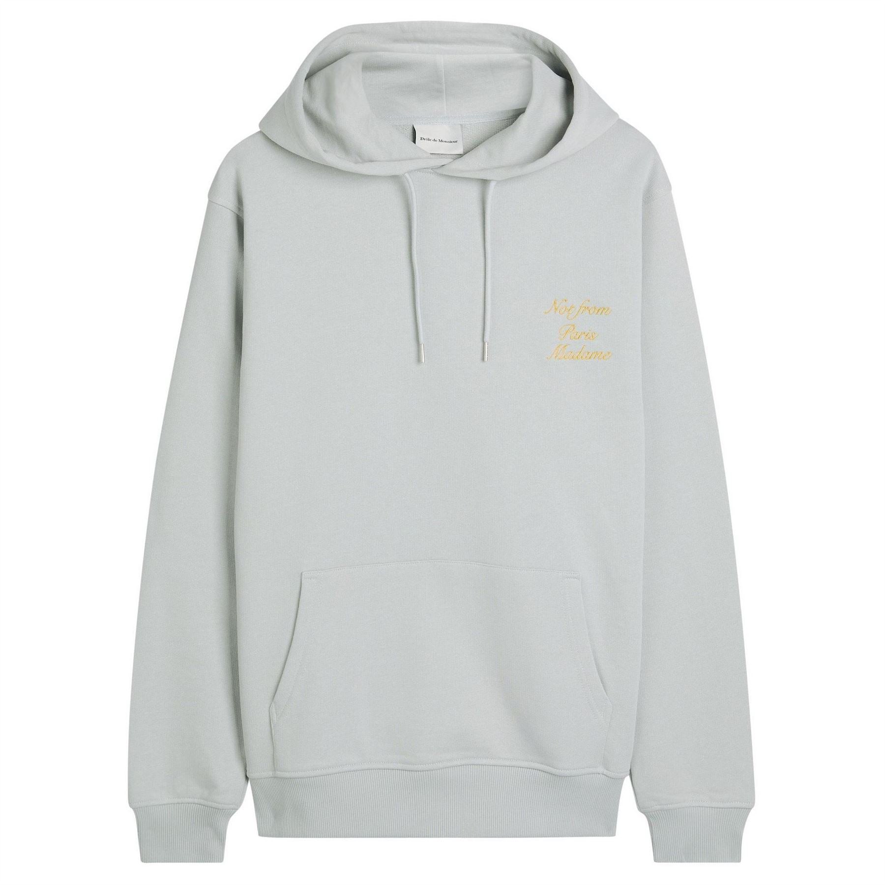 Drole De Monsieur Le Hoodie Slogan Calligrap
