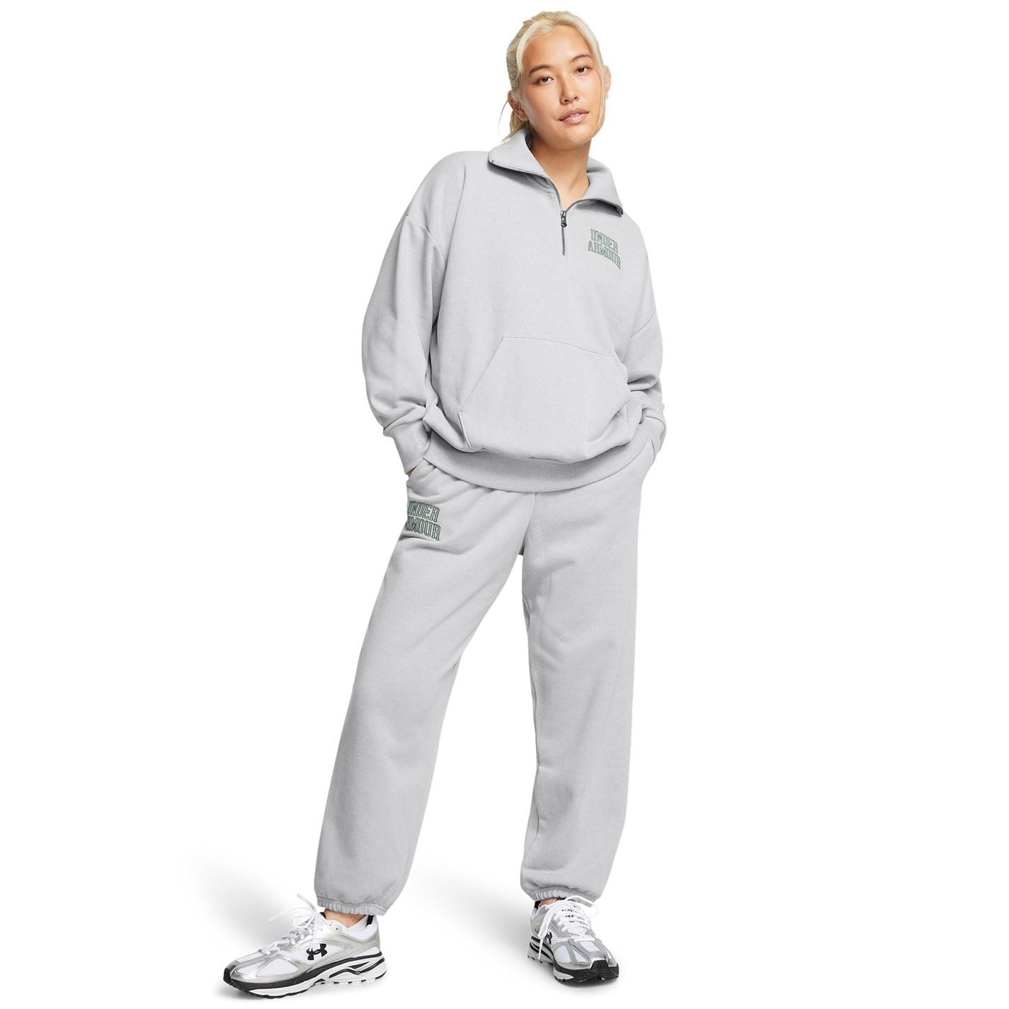 Under Armour Icon Hooded Neck Drop Shoulder Oversize Fit Hoody