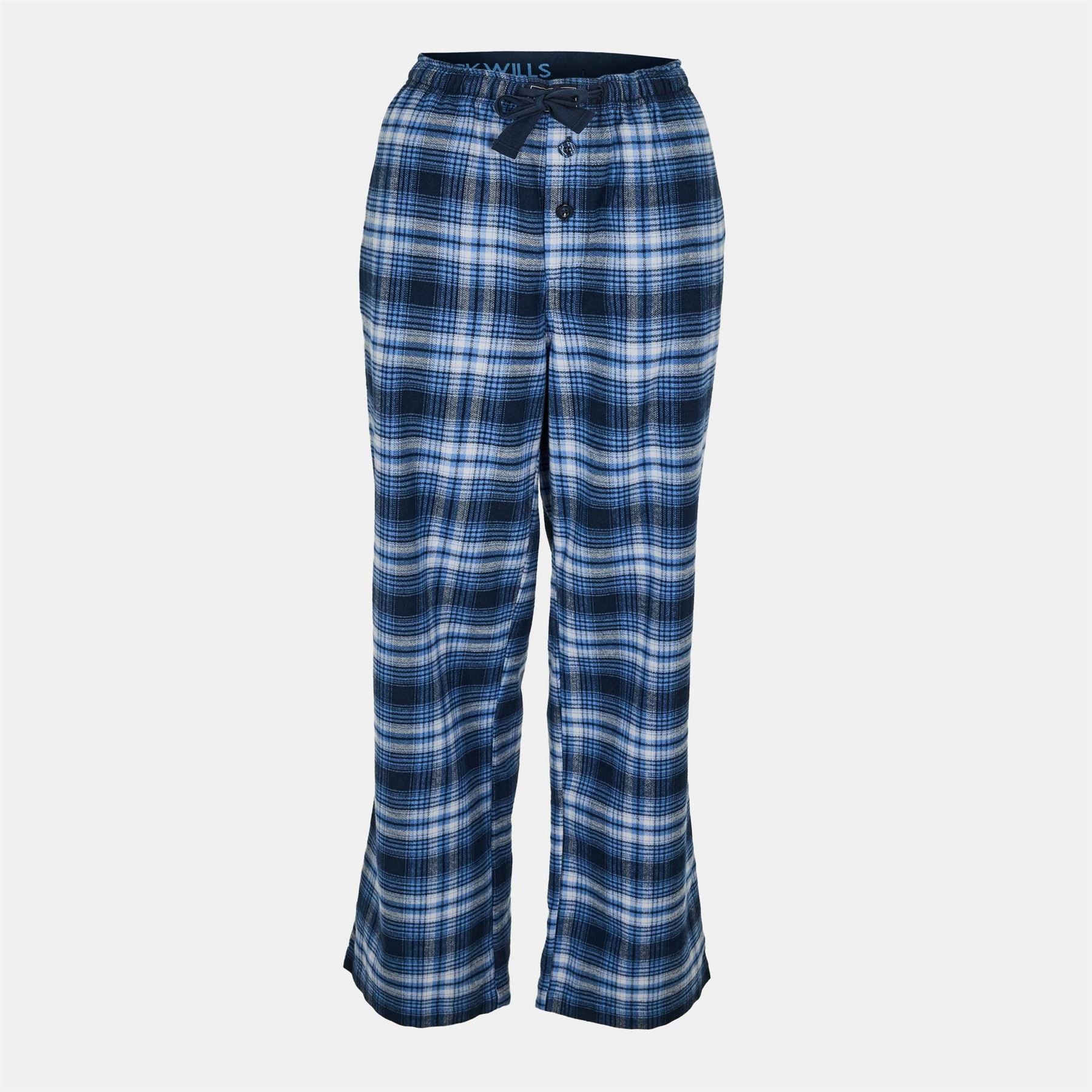 Jack Wills Plaid Front Pocket Straight Pajama Pants