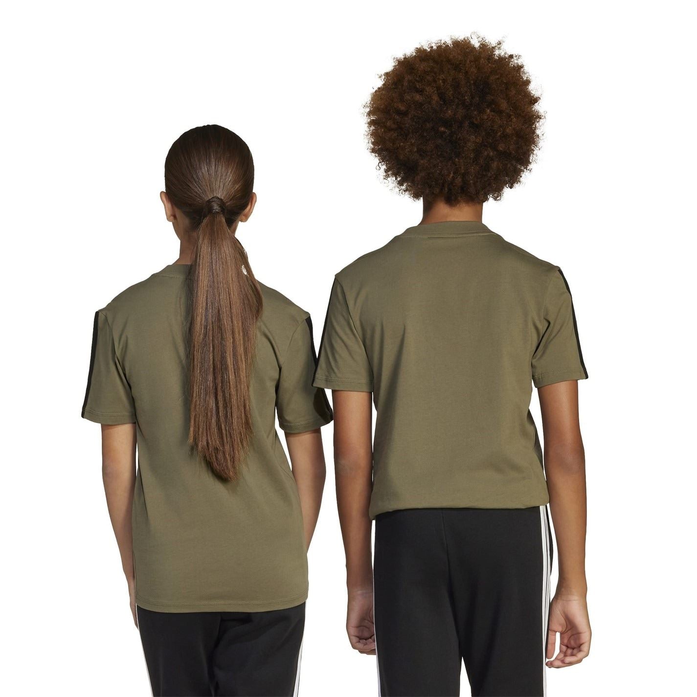 adidas 3 Stripe Essentials T-Shirt Junior