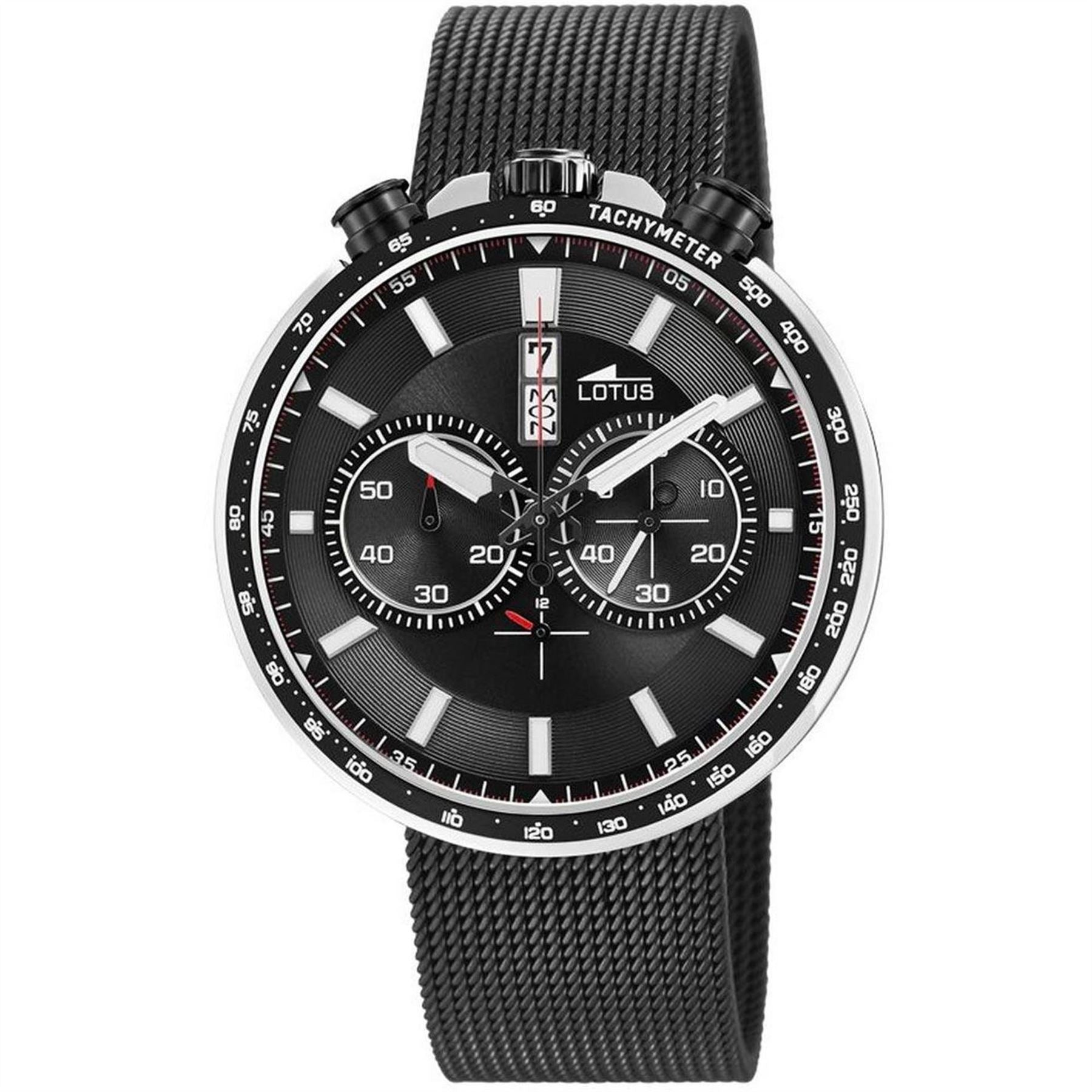 Lotus Steel Sports Analogue Quartz Watch