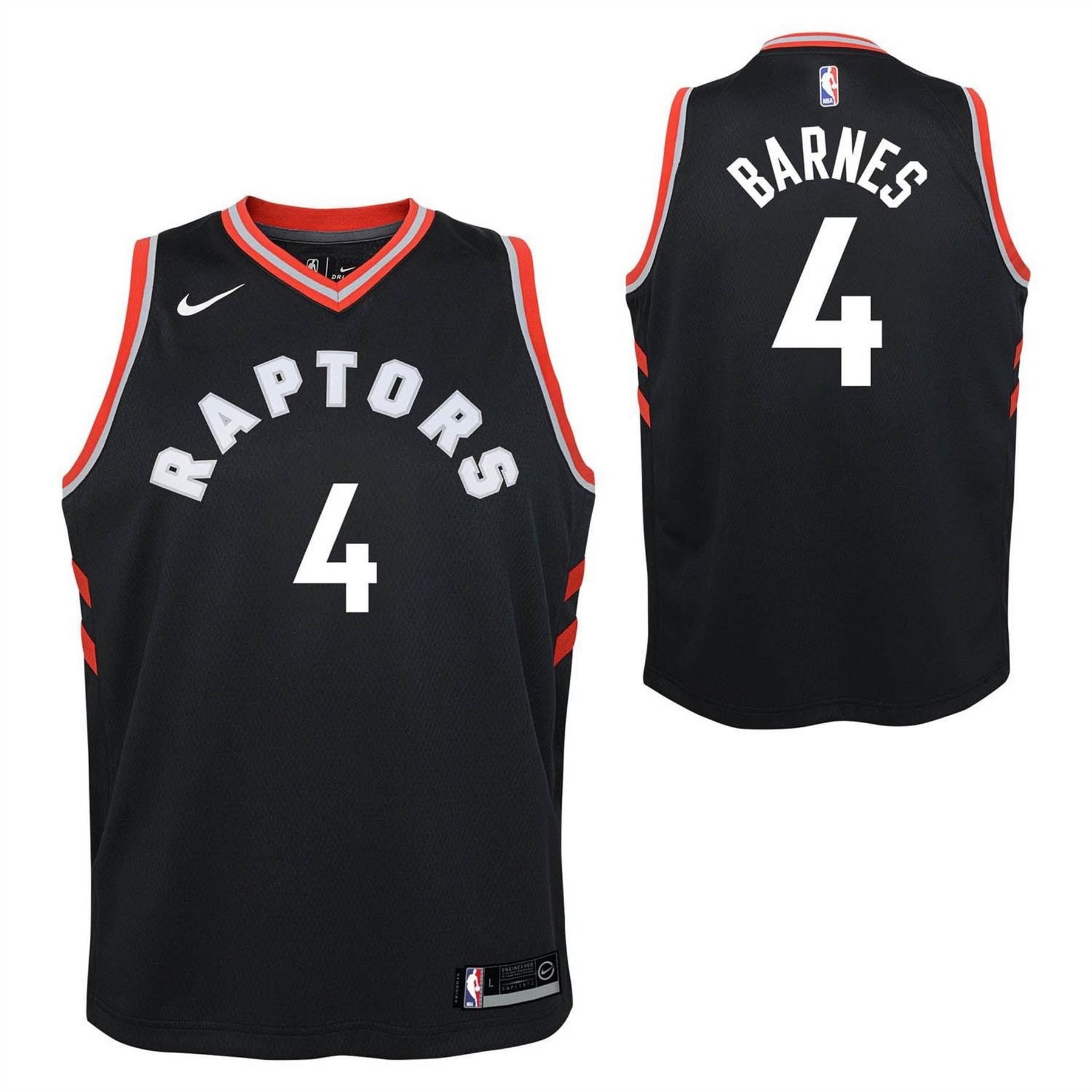 Nike Raptors Barnes #4 Jersey