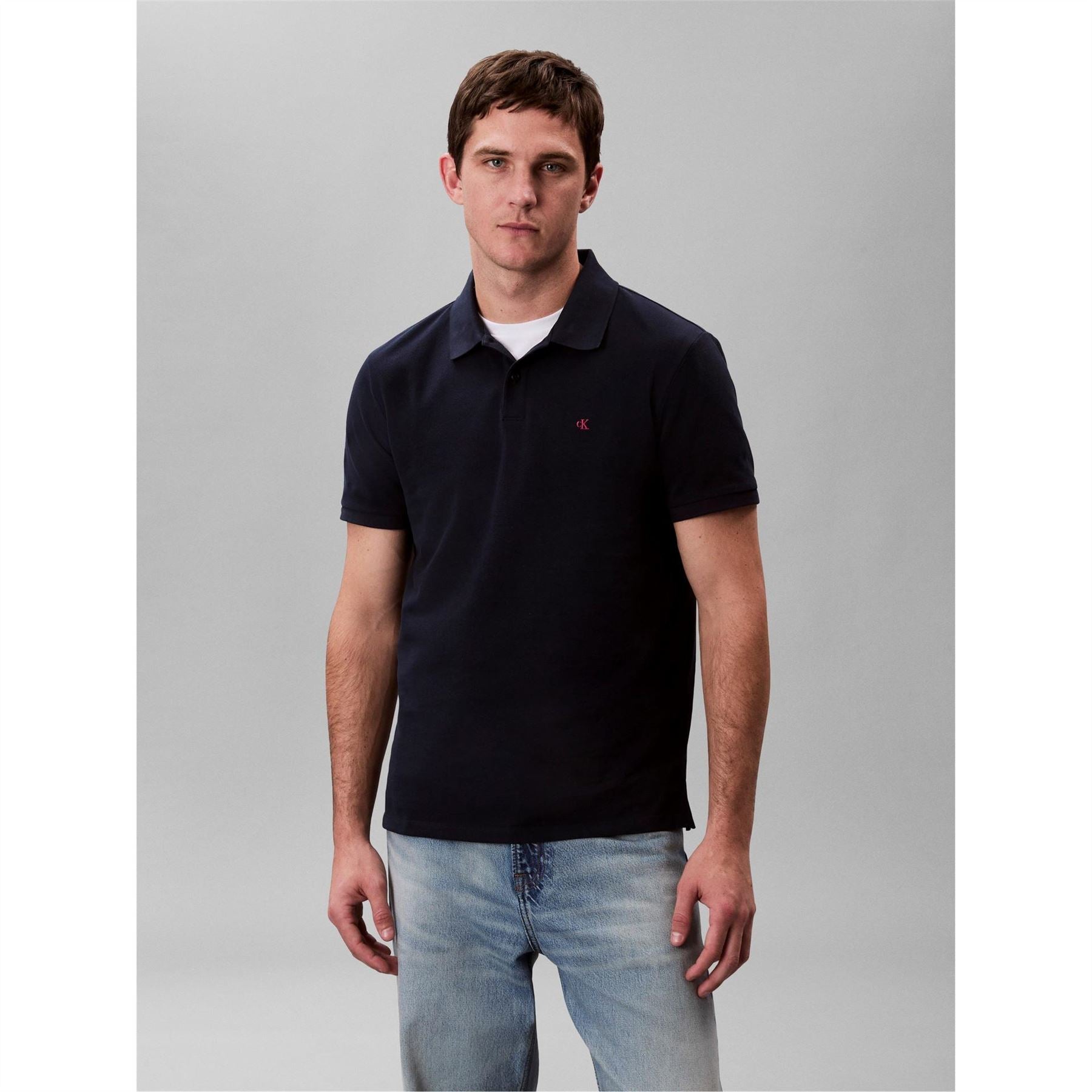 Calvin Klein Jeans Regular Fit Short Sleeve Polo Shirt