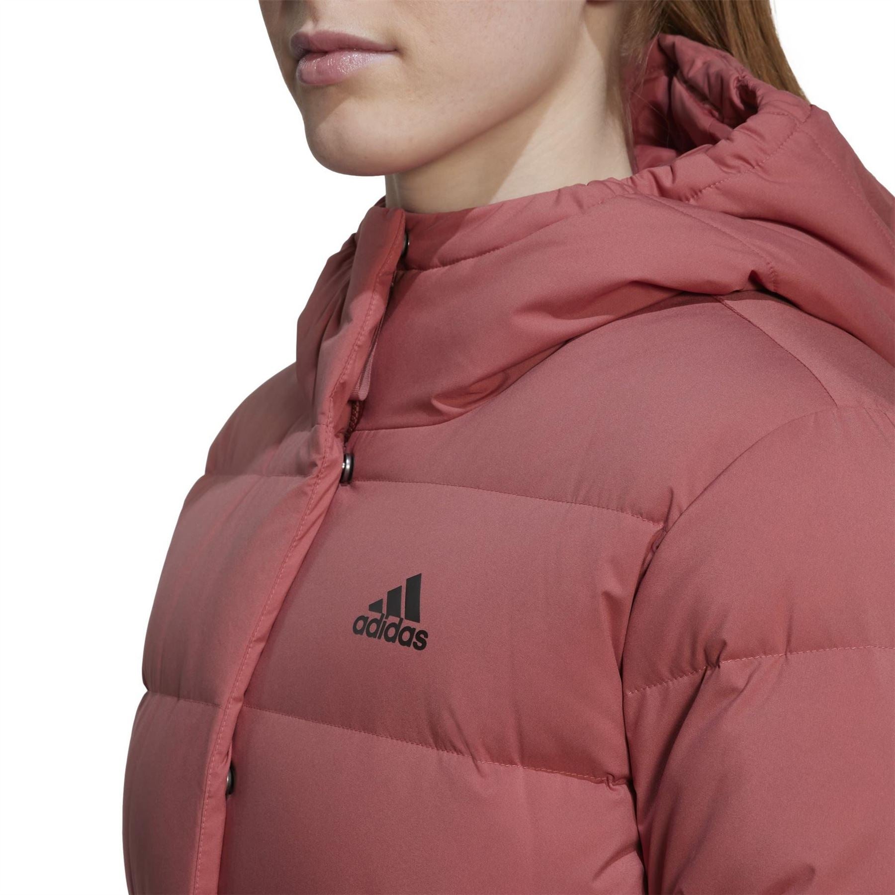 adidas Womens Helionic Hooded Down Jacket
