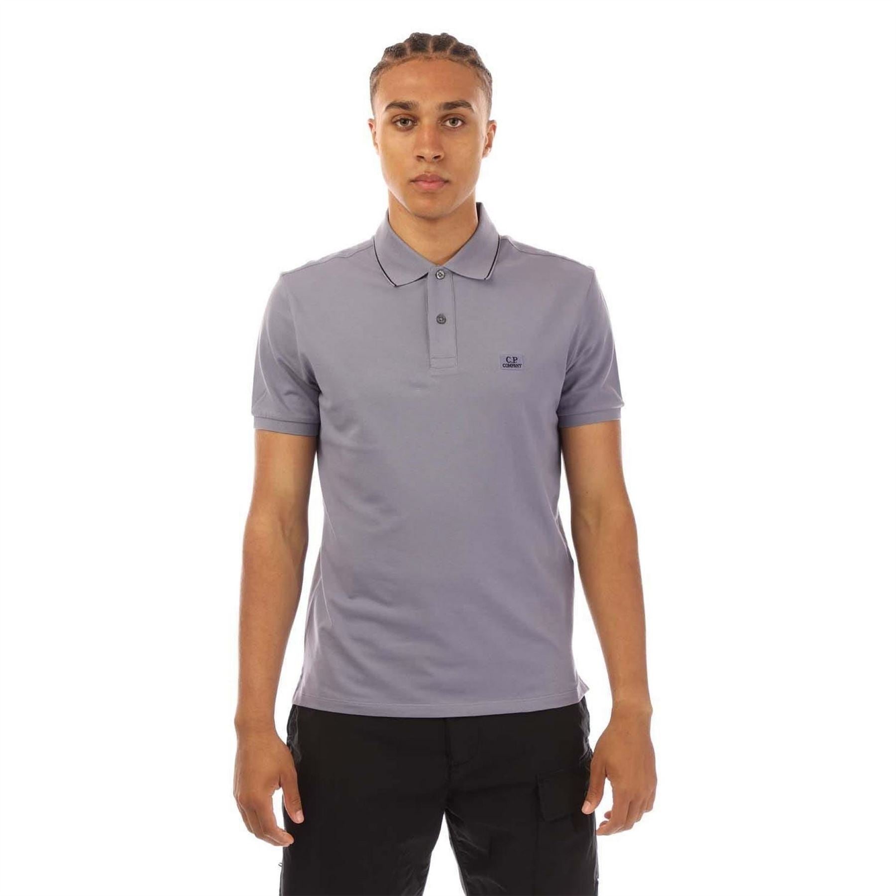 CP Company Piquet Logo Polo Shirt