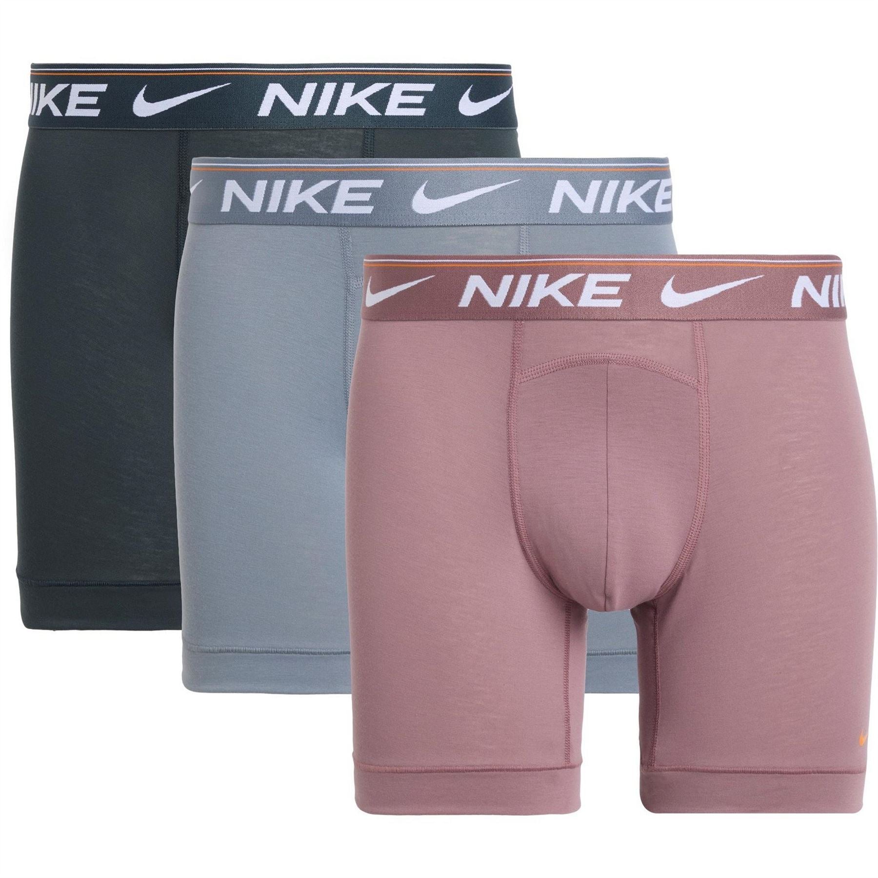 Nike 3 Pack Plain Design Boxer Brief