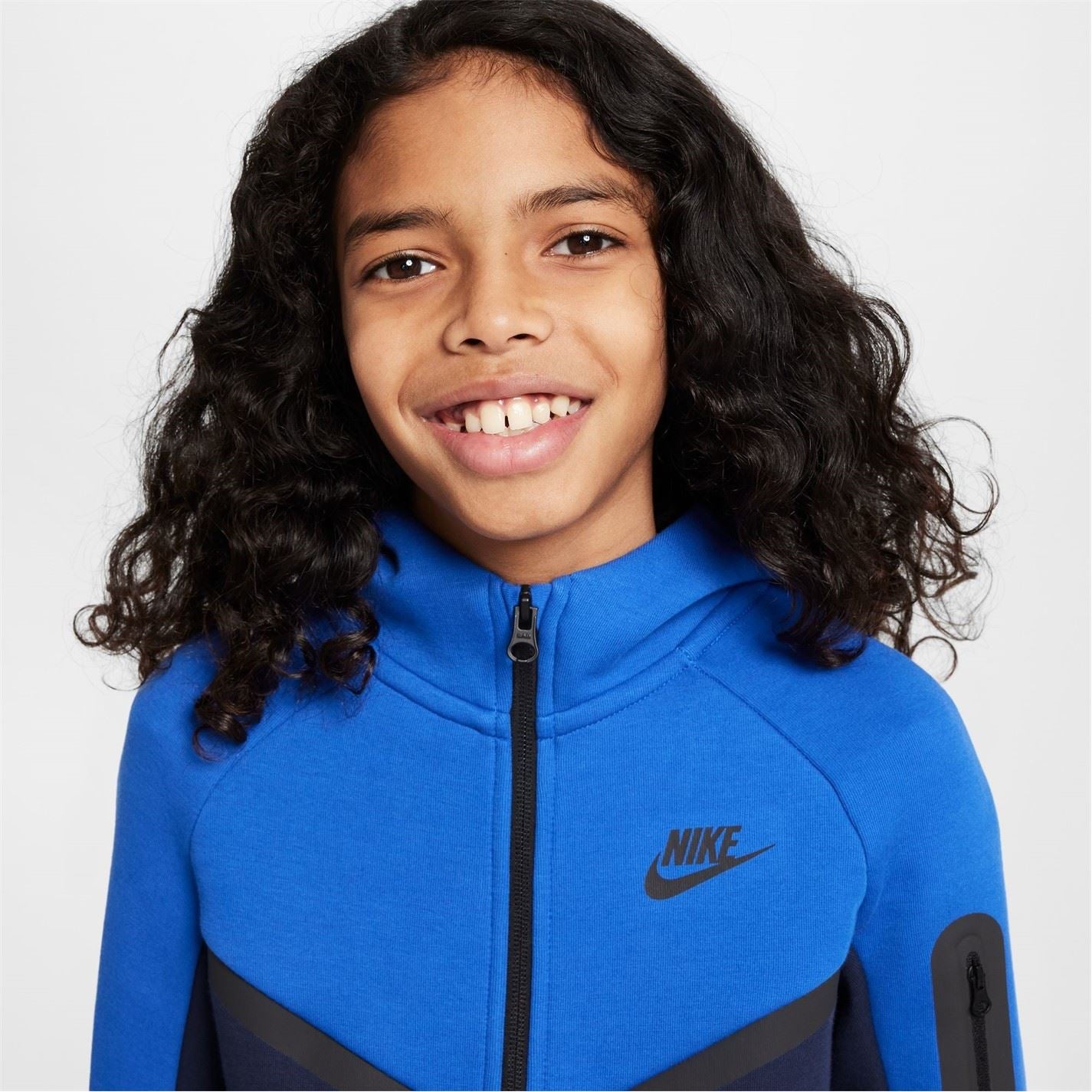 Nike Sportswear Tech Fleece Big Kids  Full Zip Hoodie