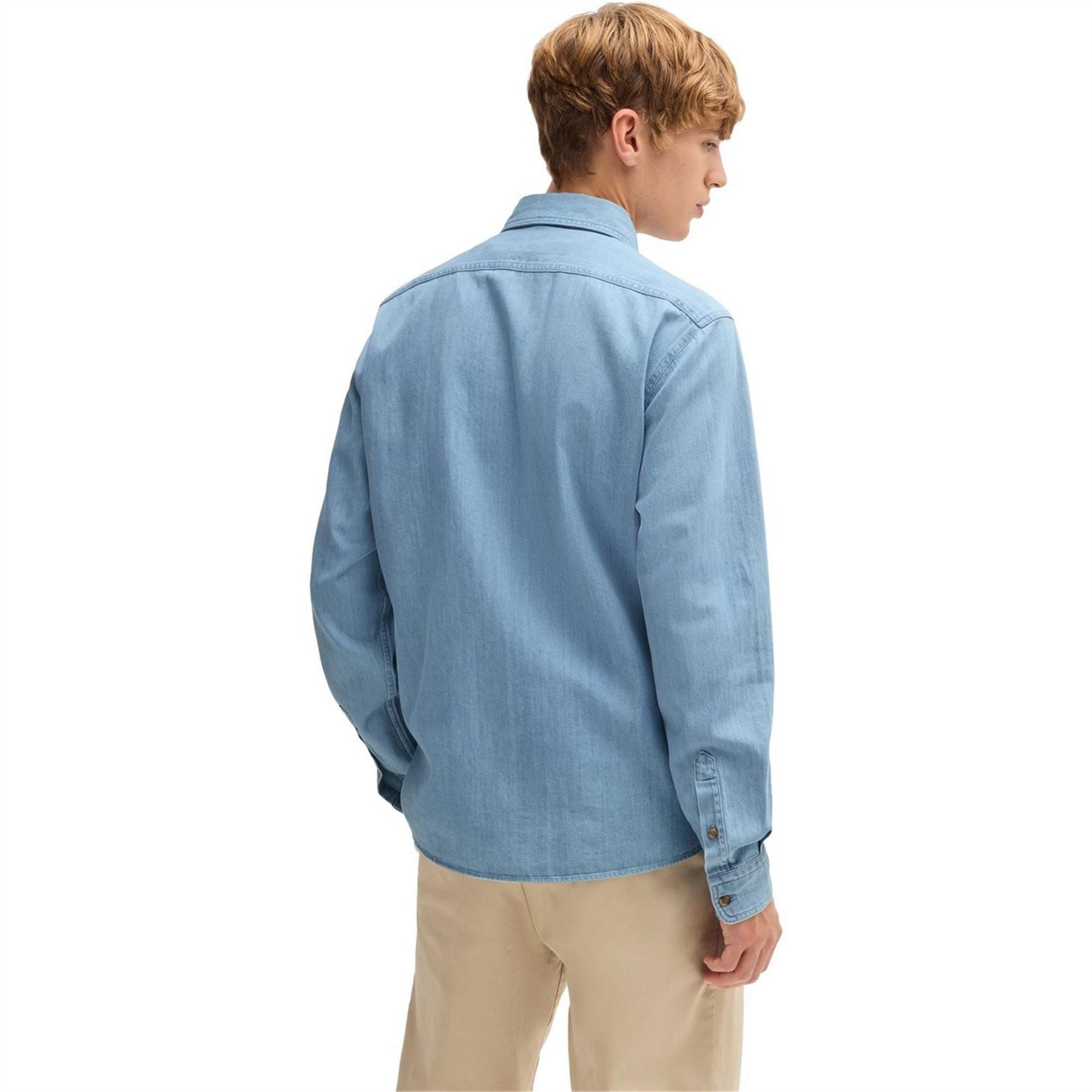 Boss Hbb Hliam Kenb Plain Long Sleeve Shirt