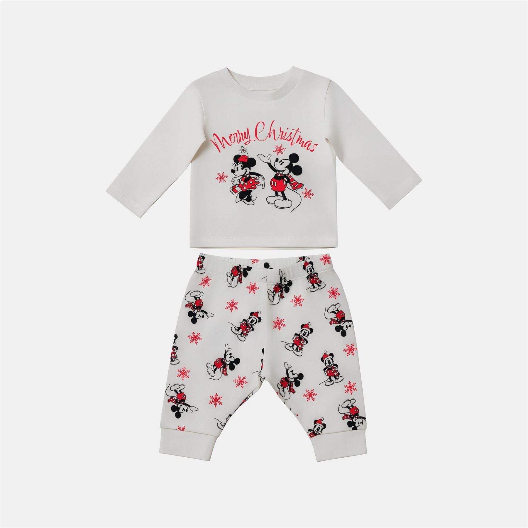 Character Disney Xmas Family Cotton Pyjamas