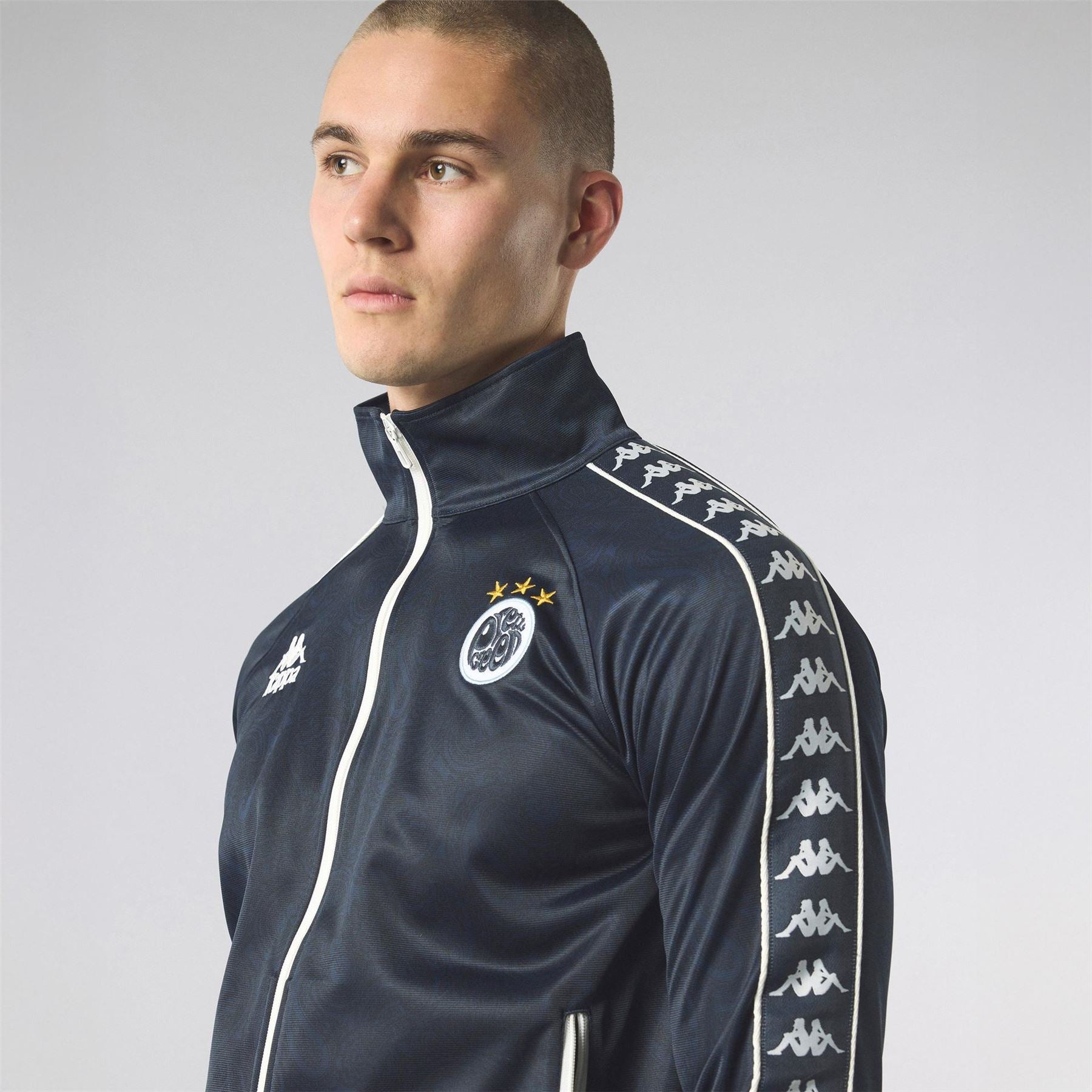 Kappa Banda Raglan Sleeve Zip Neck Tracktop