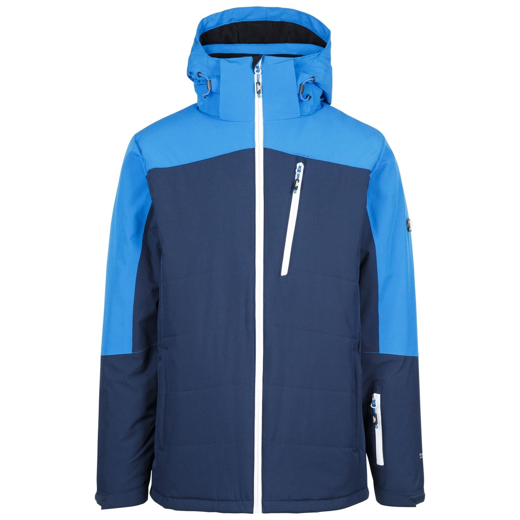 Trespass Bowie Hooded Ski Jacket with Zipped Pocket