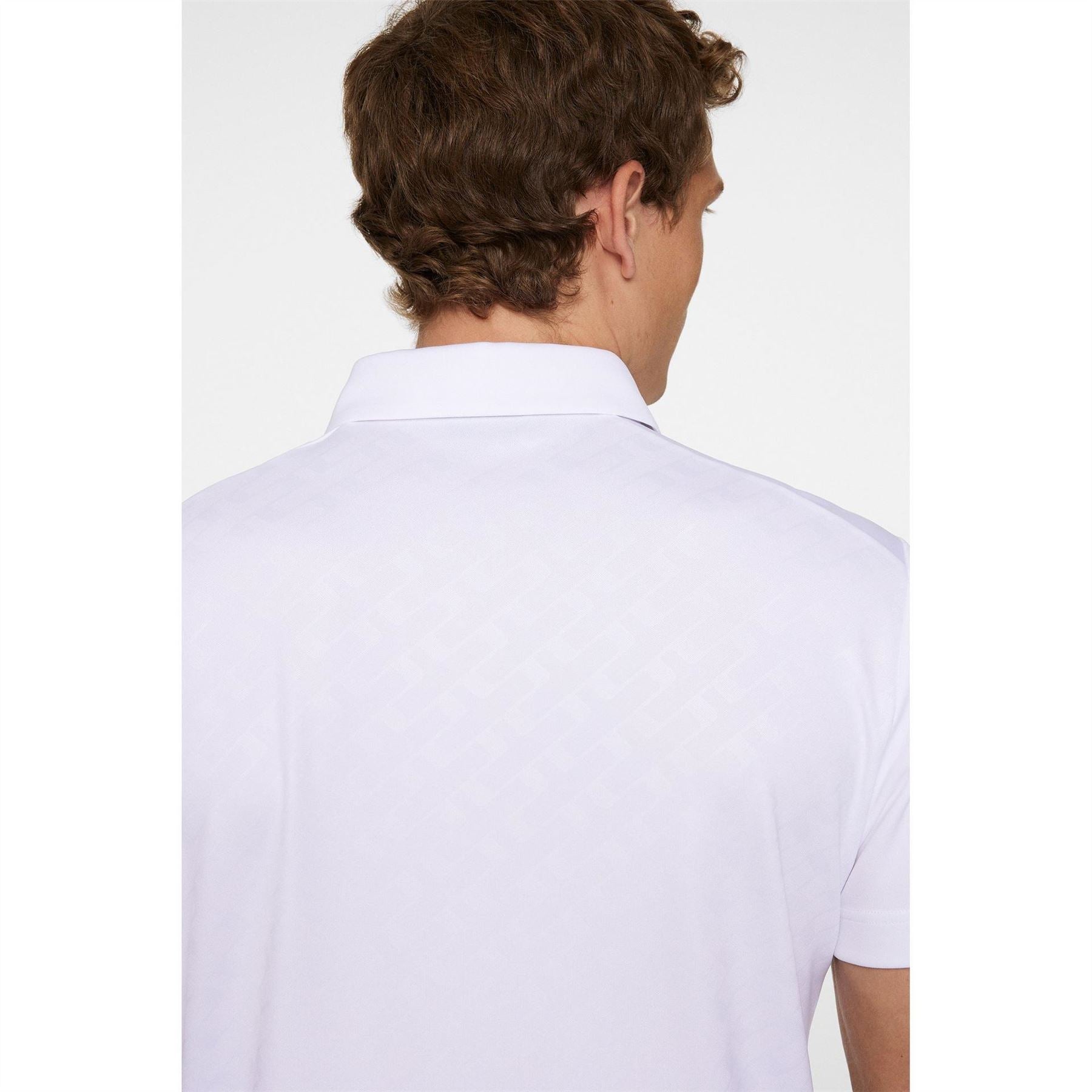 J Lindeberg Golf Collared Neck Short Sleeve Polo Shirt